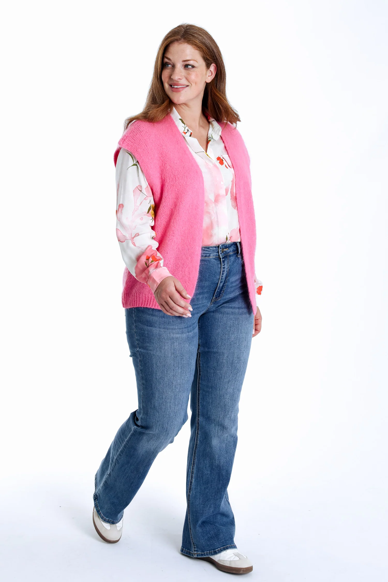 Effen mouwloos gilet - Image 41