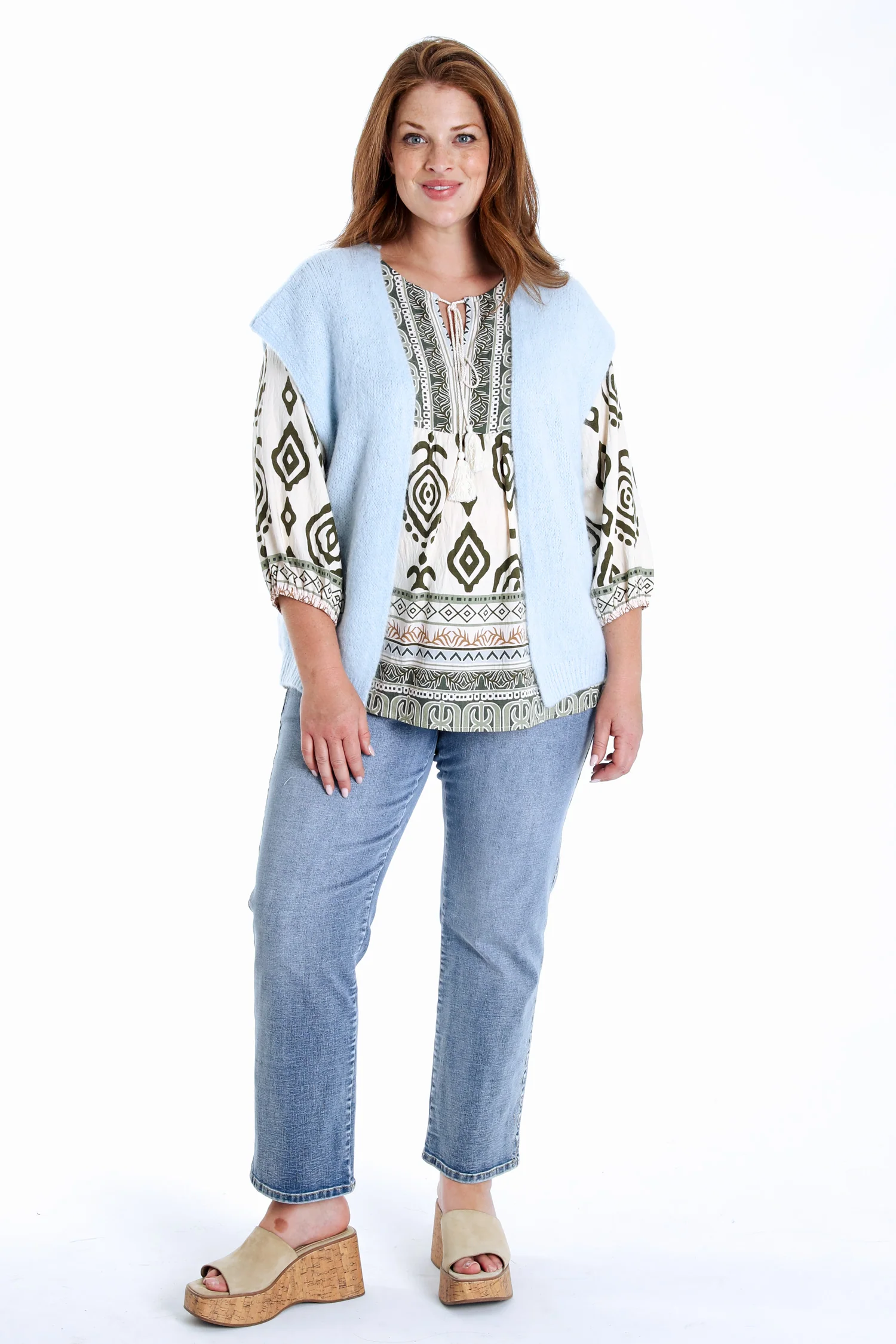 Effen mouwloos gilet - Image 7