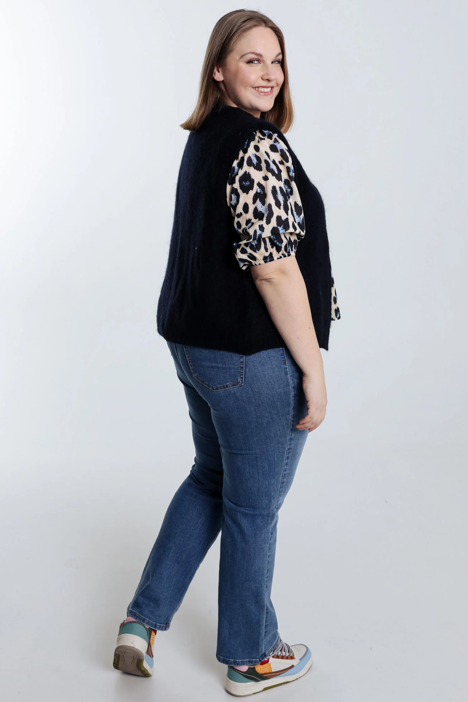 Effen mouwloos vest - Image 13