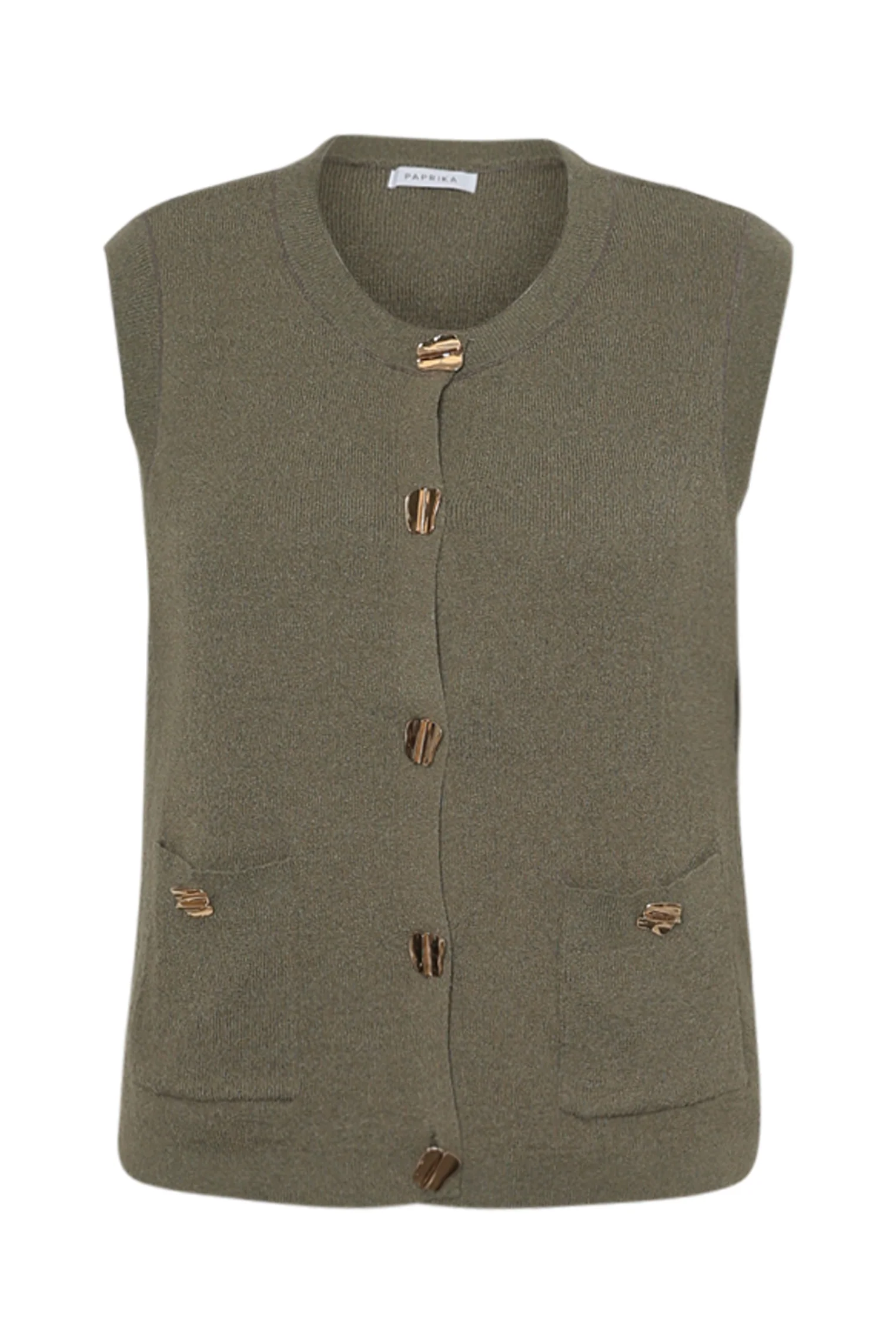 Effen mouwloos gilet - Image 10