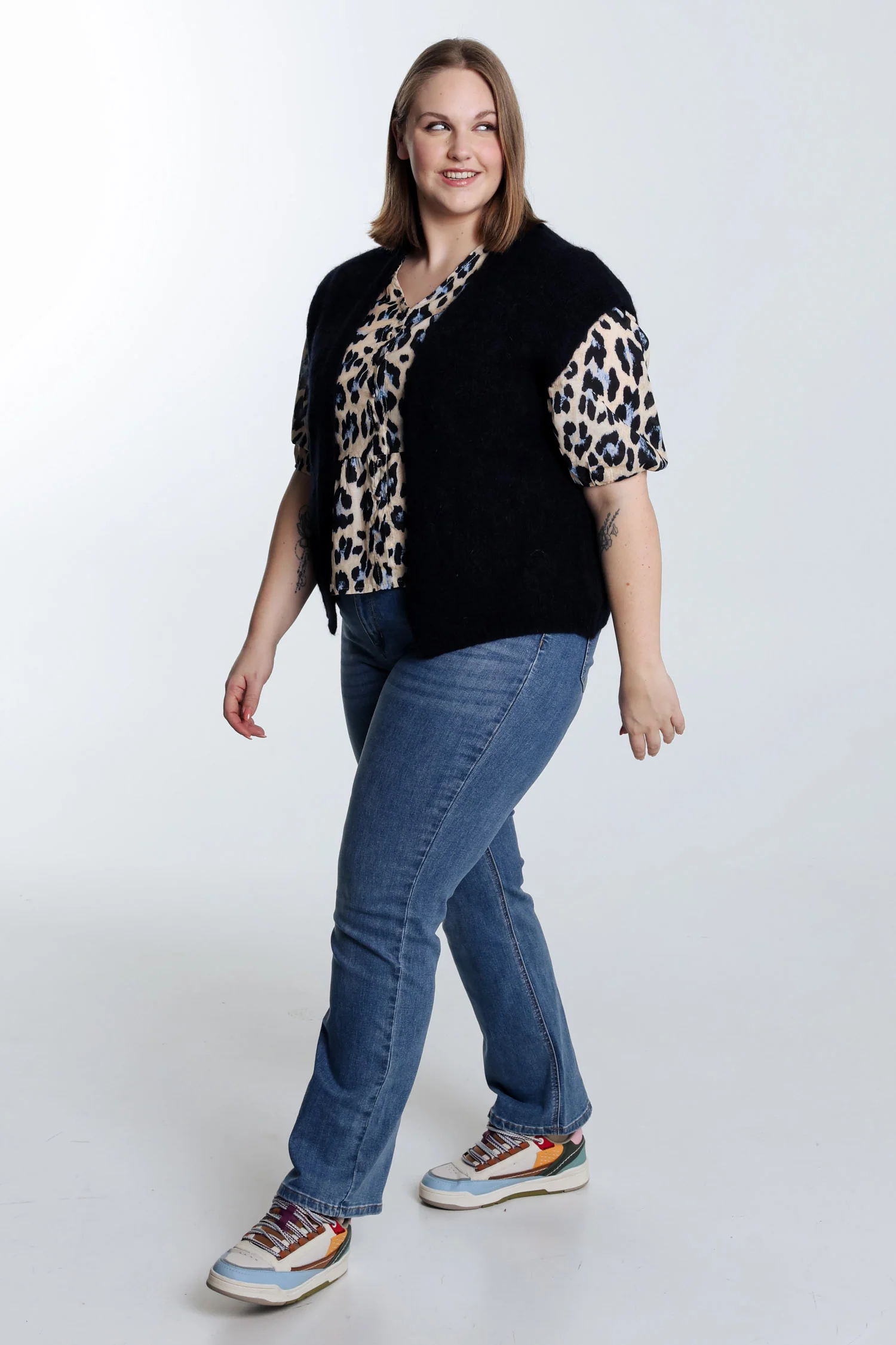 Effen mouwloos vest - Image 20