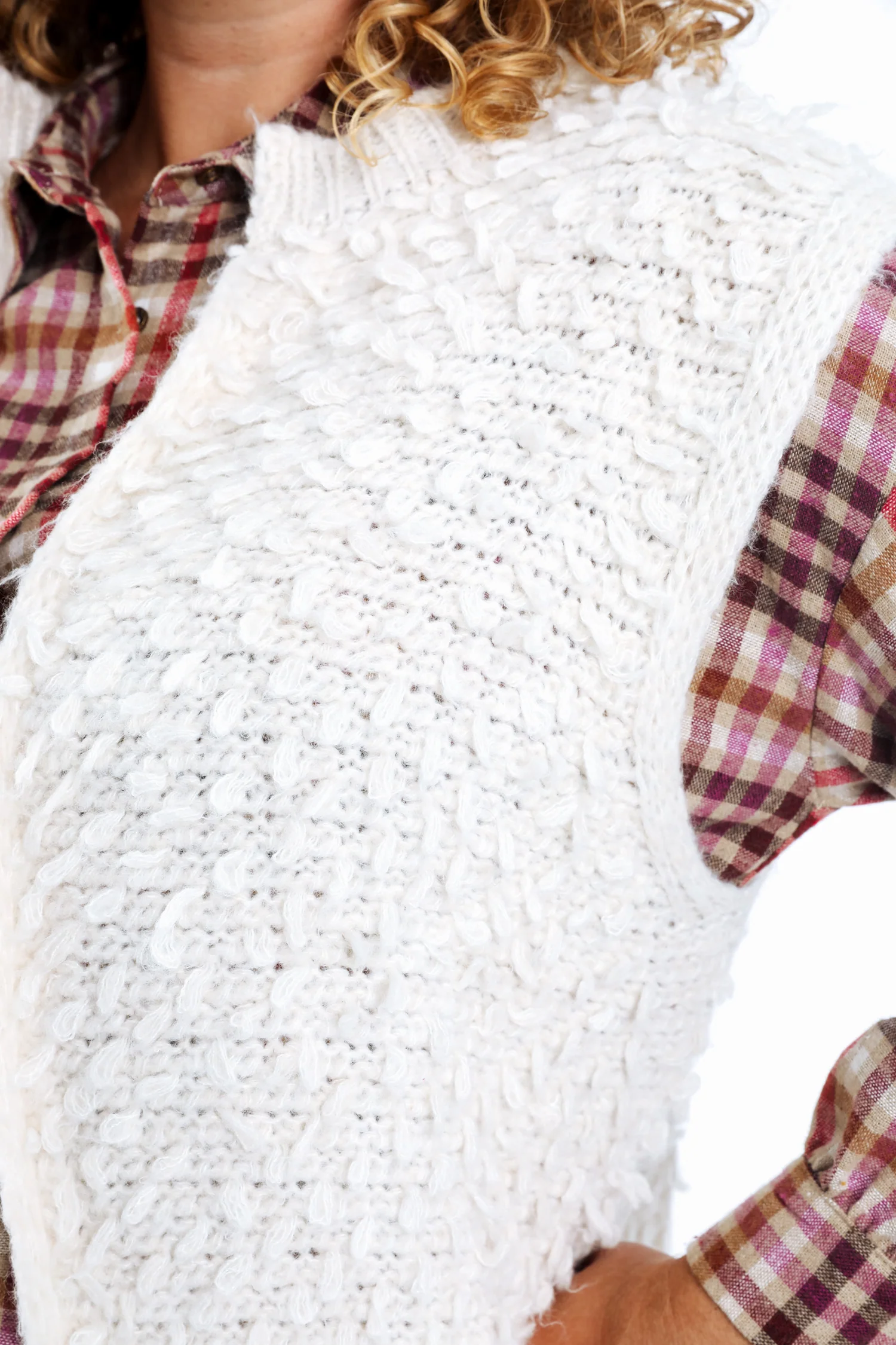 Effen mouwloos gilet - Image 4