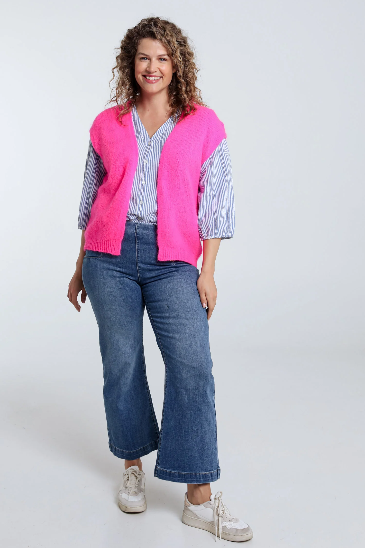 Effen mouwloos vest - Image 31