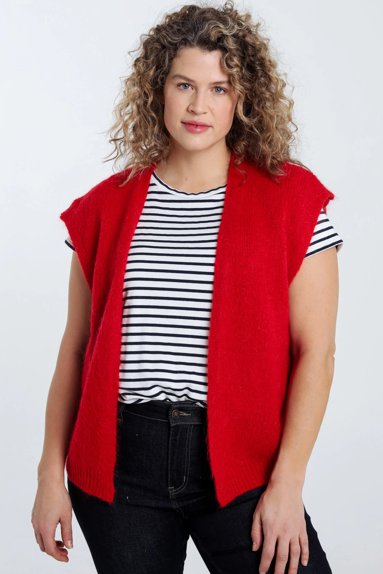 Effen mouwloos vest - Image 34