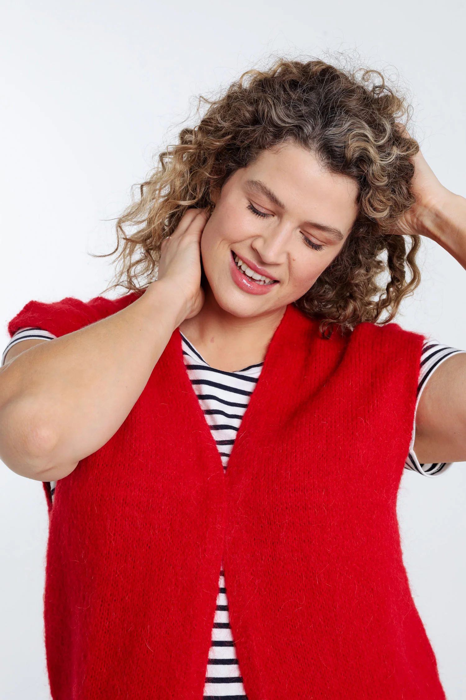 Effen mouwloos vest - Image 37