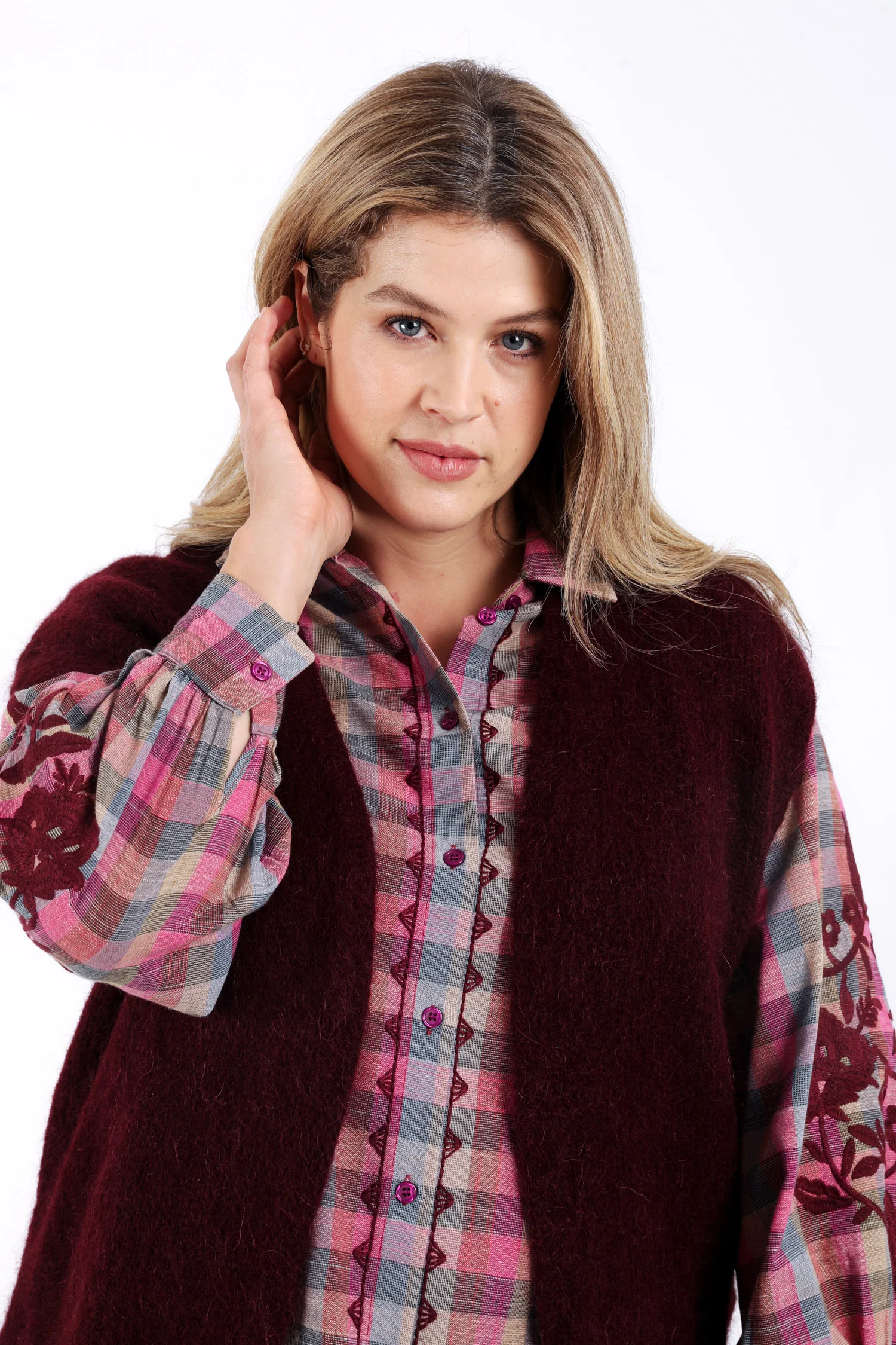Effen mouwloos gilet - Image 3