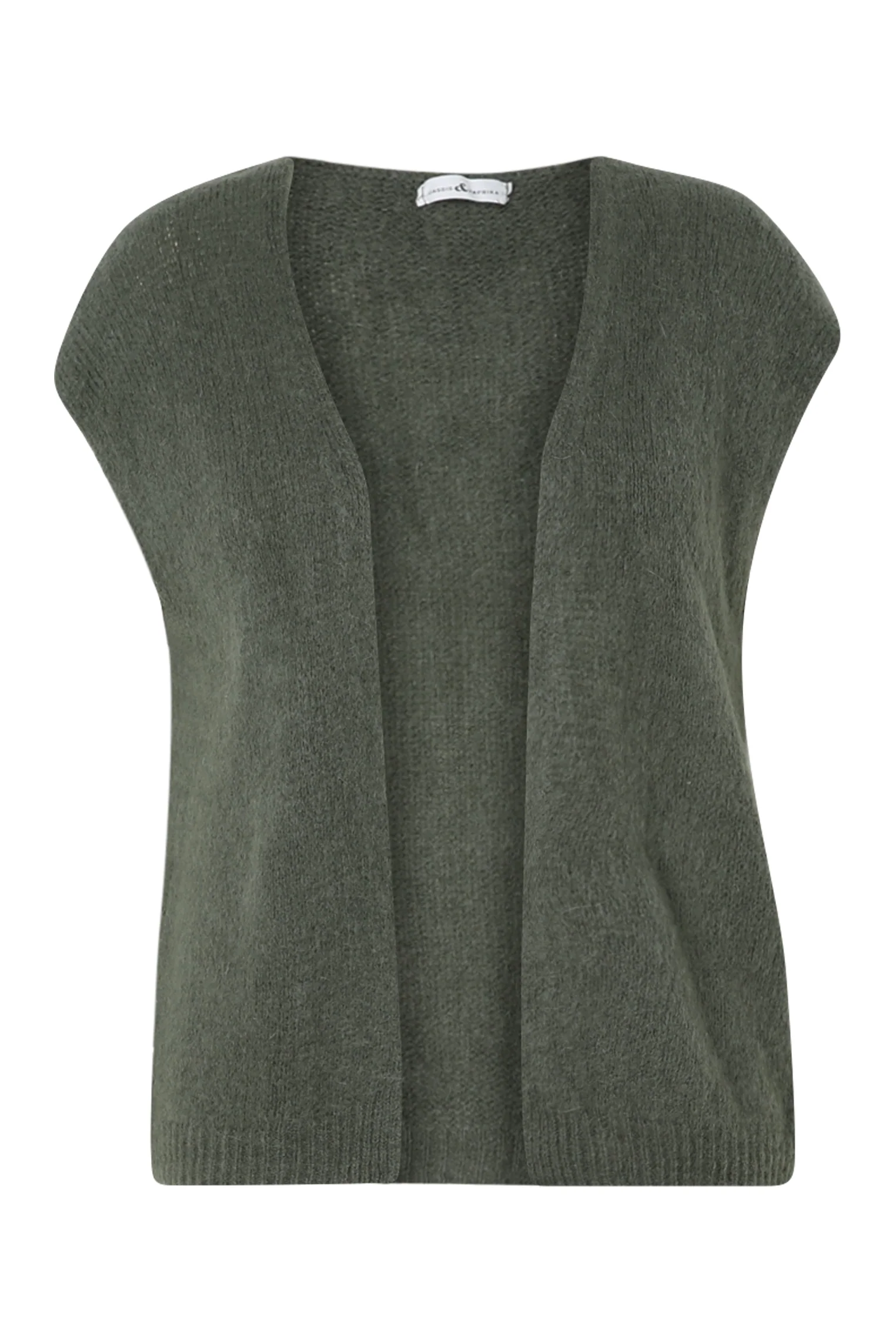 Effen mouwloos vest - Image 54