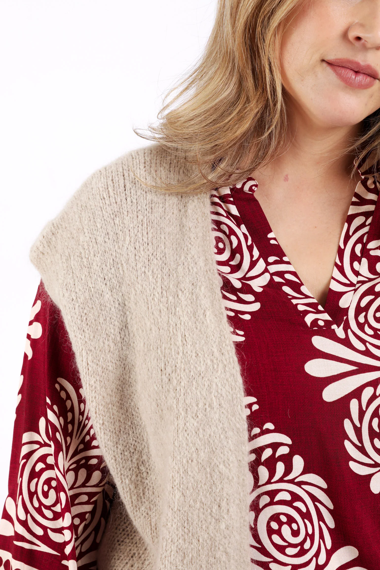 Effen mouwloos gilet - Image 3