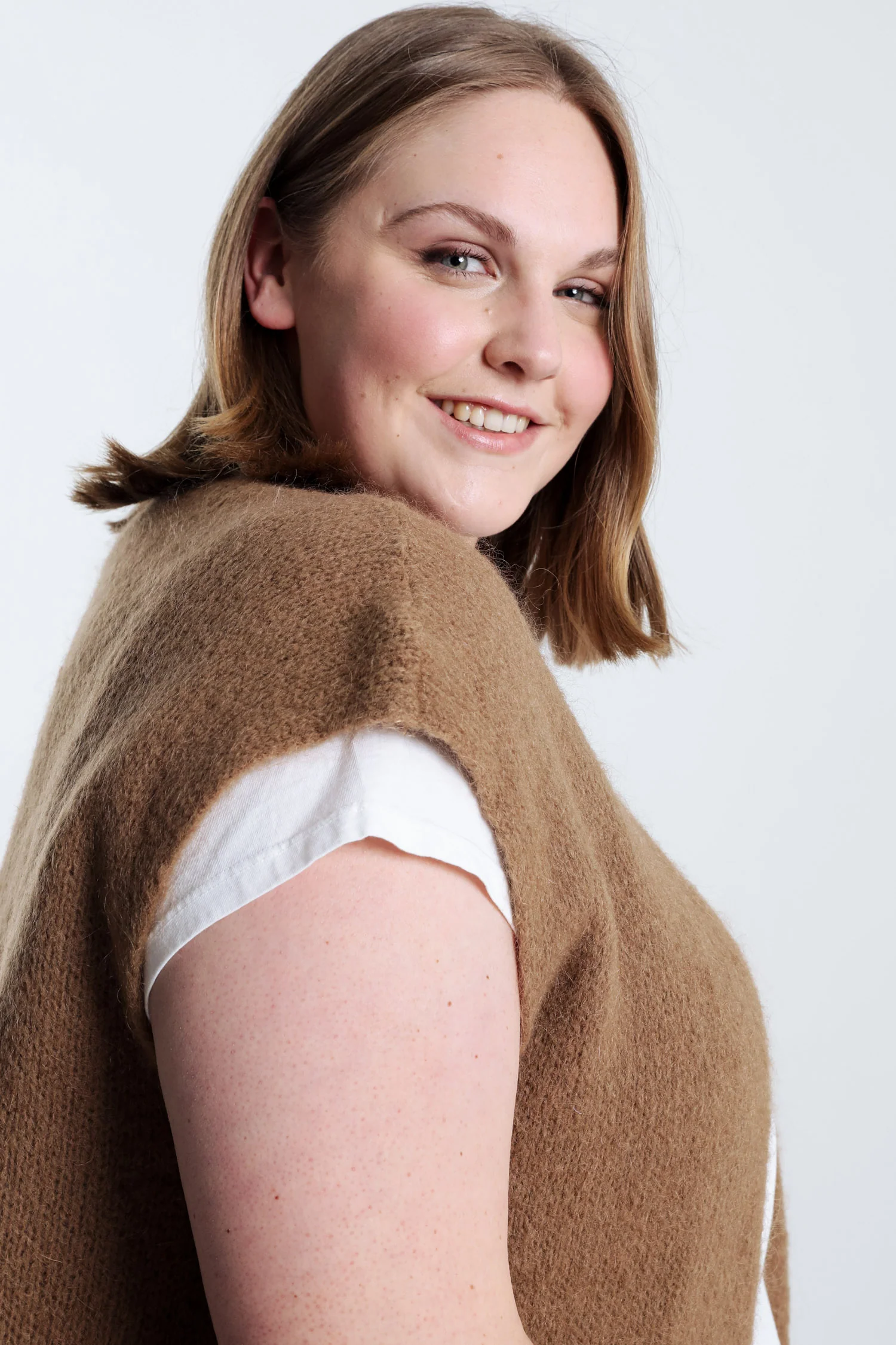 Effen mouwloos vest - Image 60