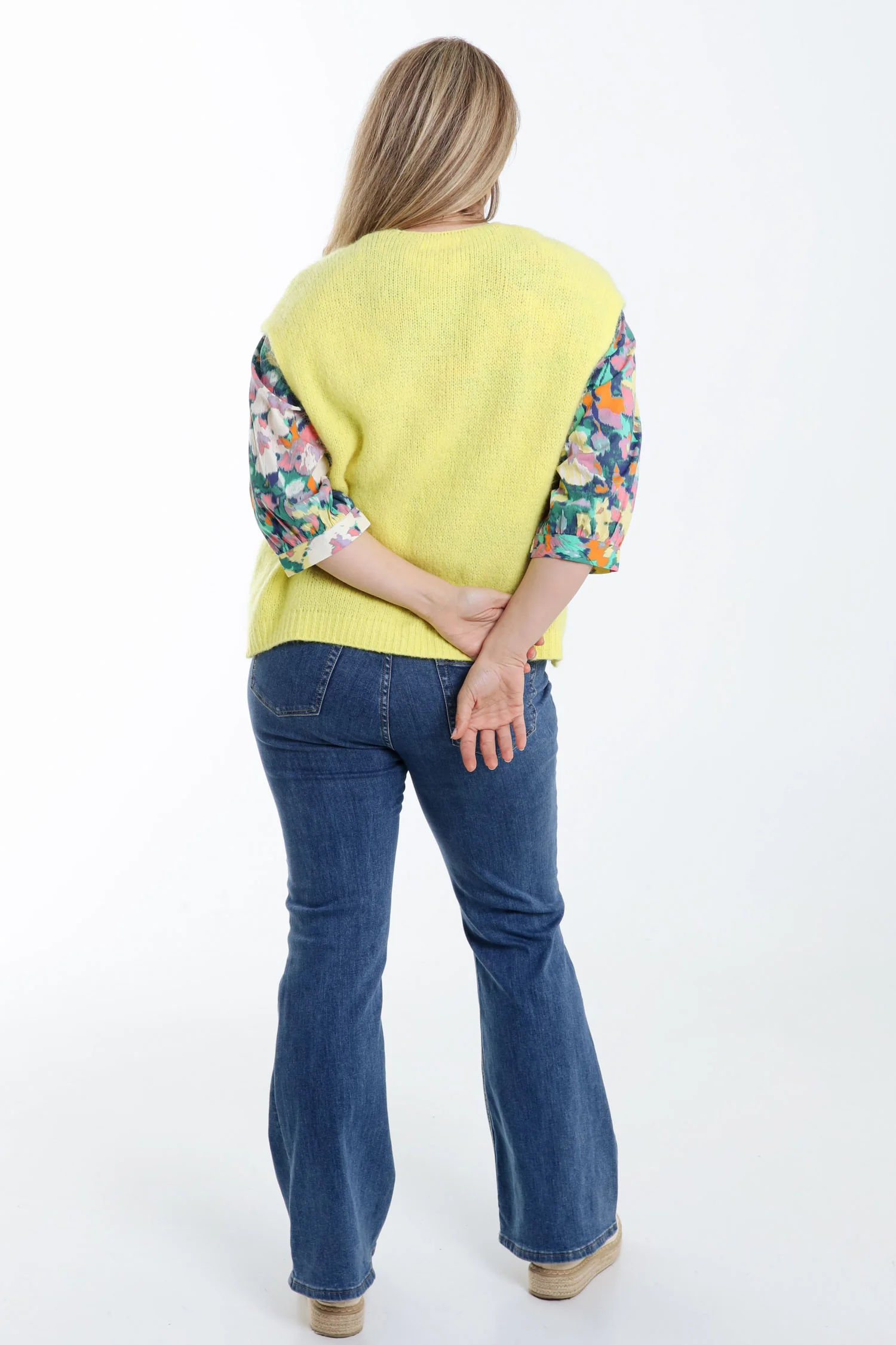Effen mouwloos vest - Image 68