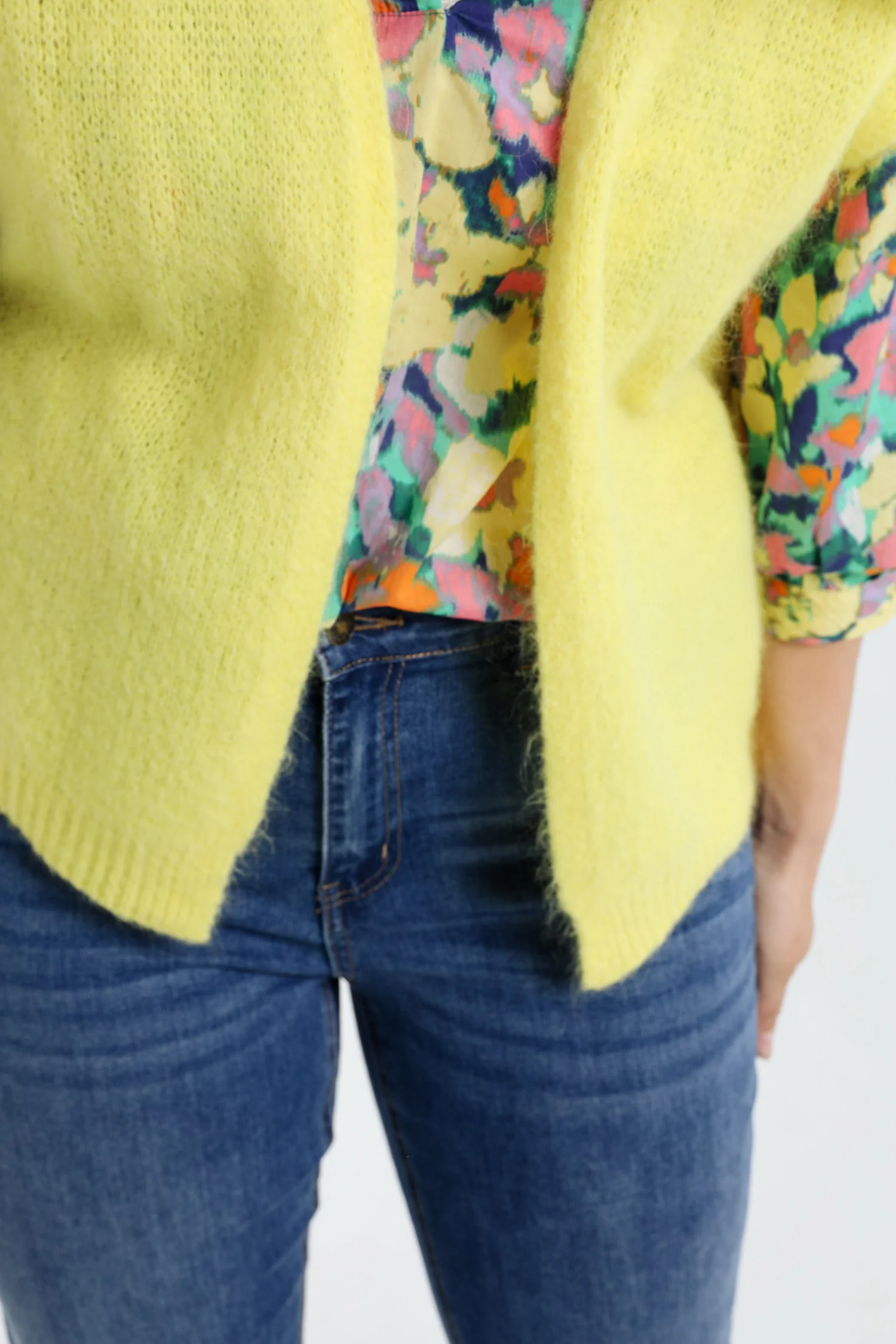 Effen mouwloos vest - Image 70