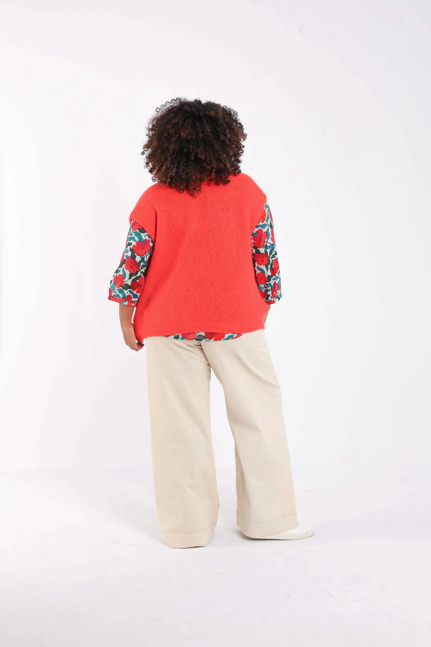 Effen mouwloos gilet - Image 2