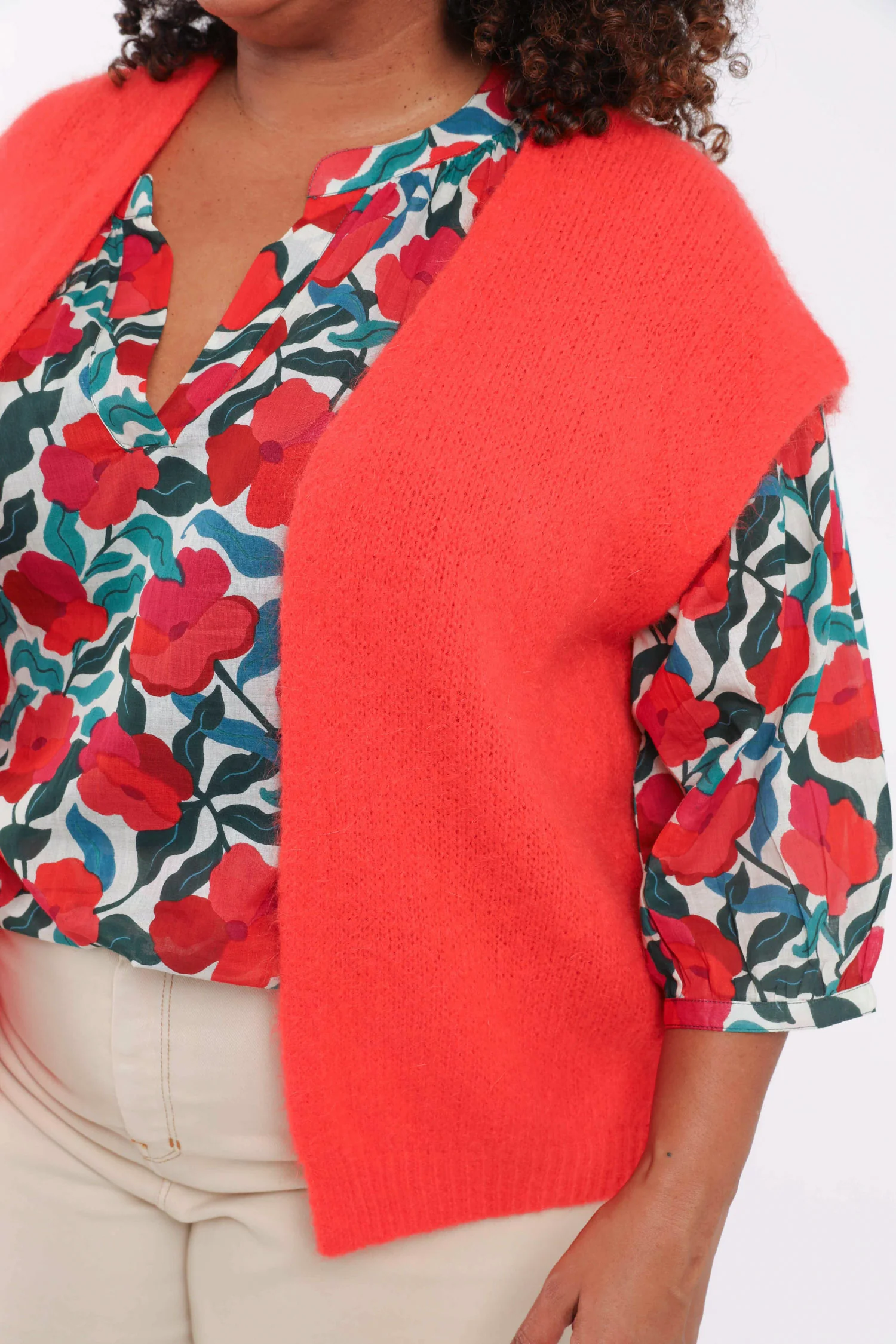 Effen mouwloos gilet - Image 5