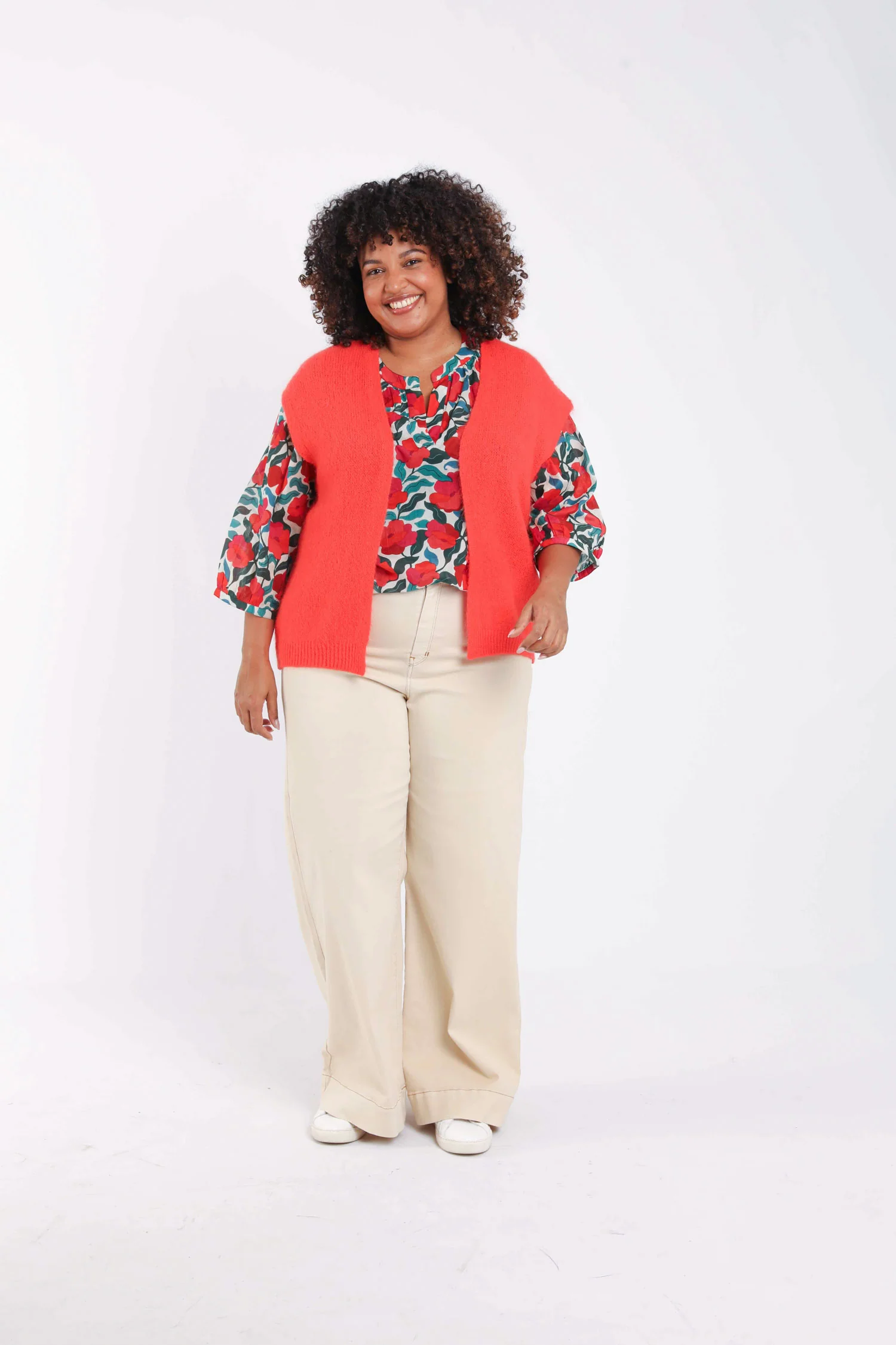 Effen mouwloos gilet - Image 6
