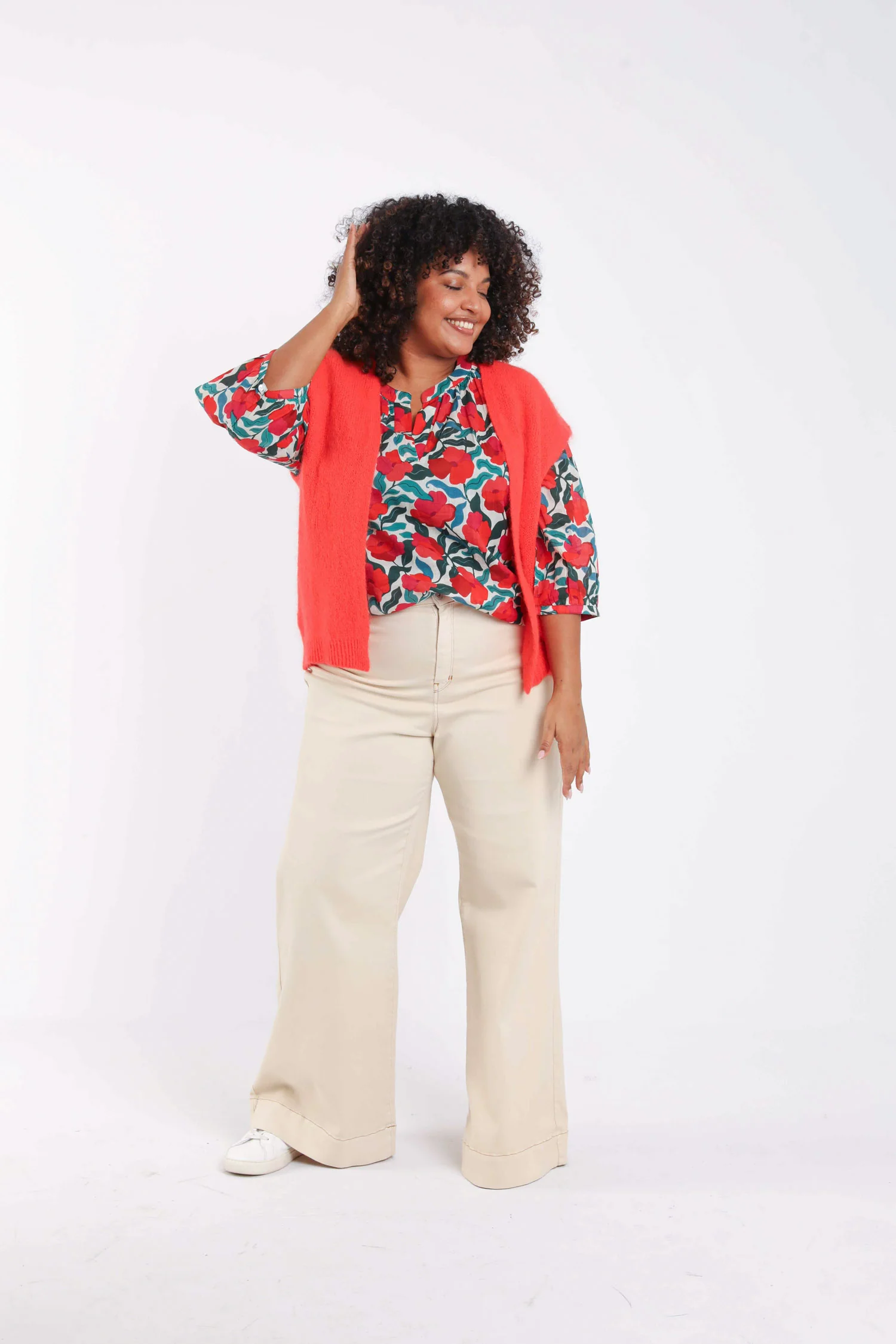 Effen mouwloos gilet - Image 7