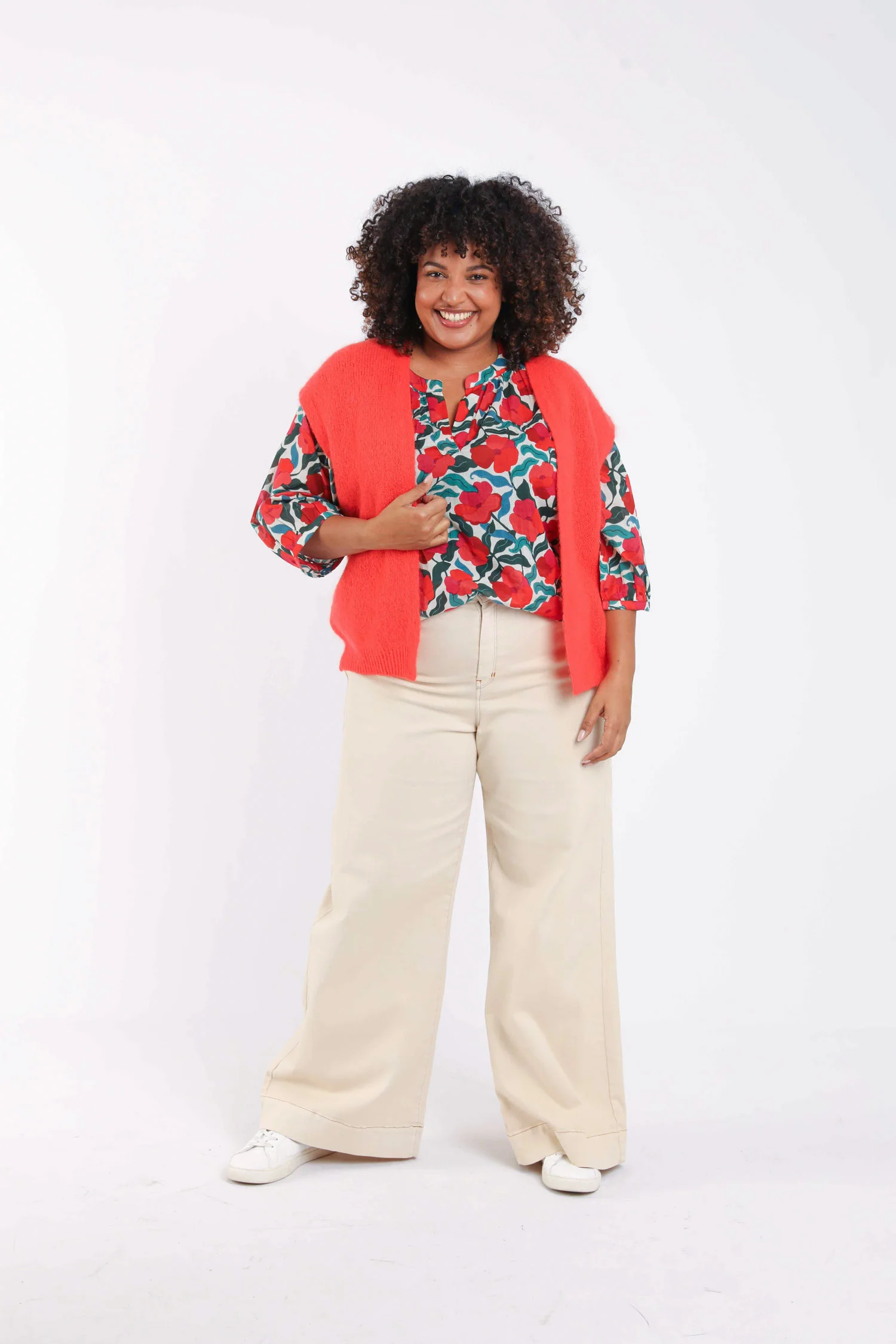 Effen mouwloos gilet - Image 8