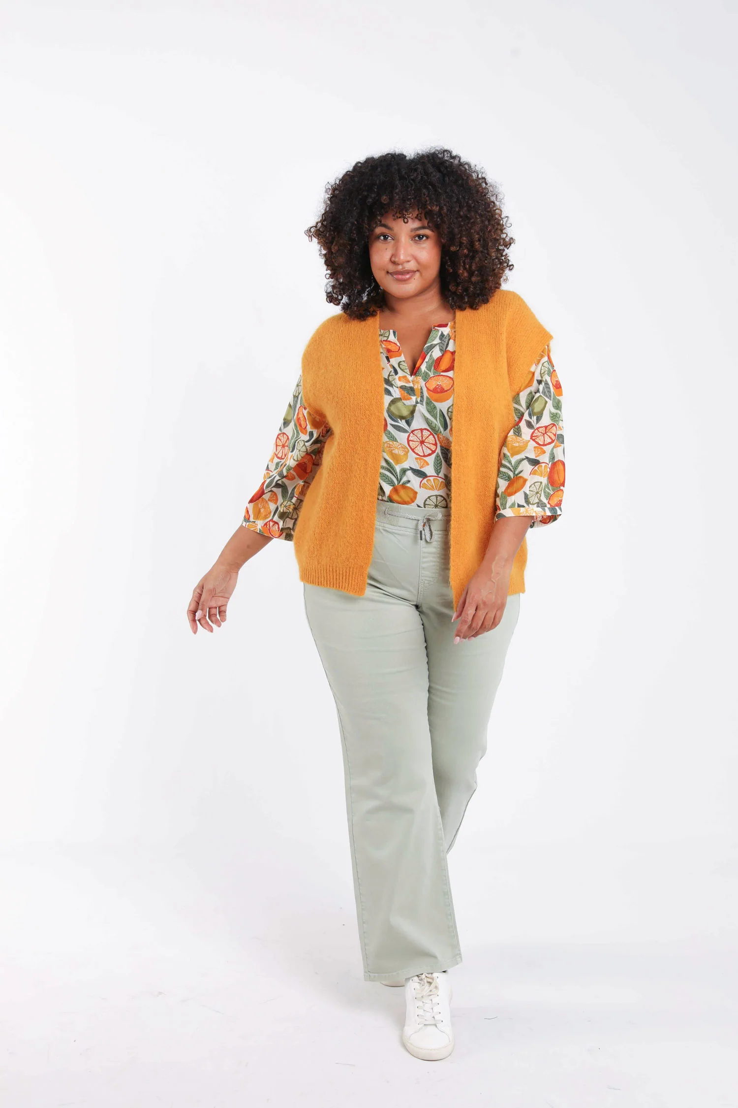 Effen mouwloos gilet - Image 8