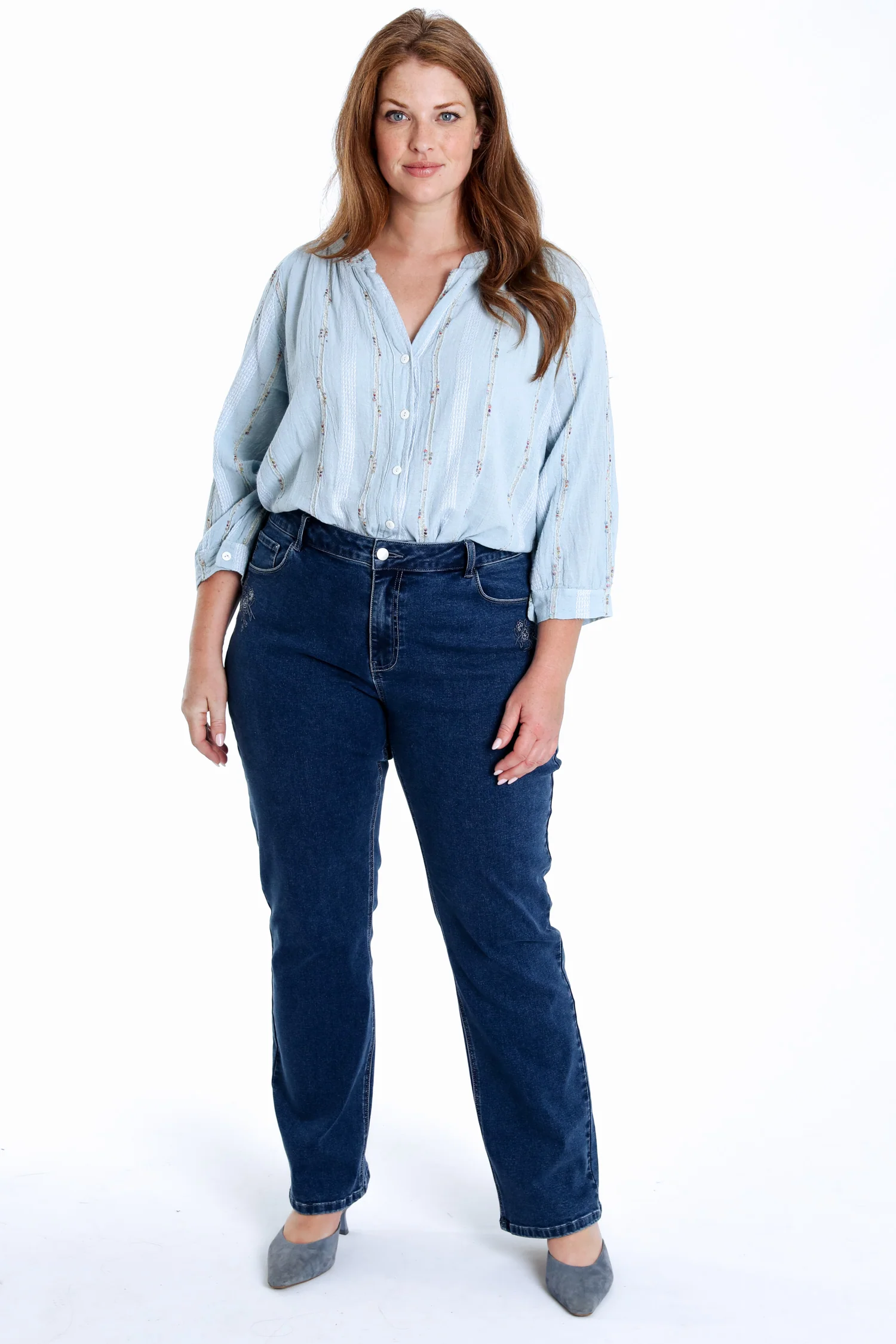 Rechte Mia jeans met borduursels - Image 19