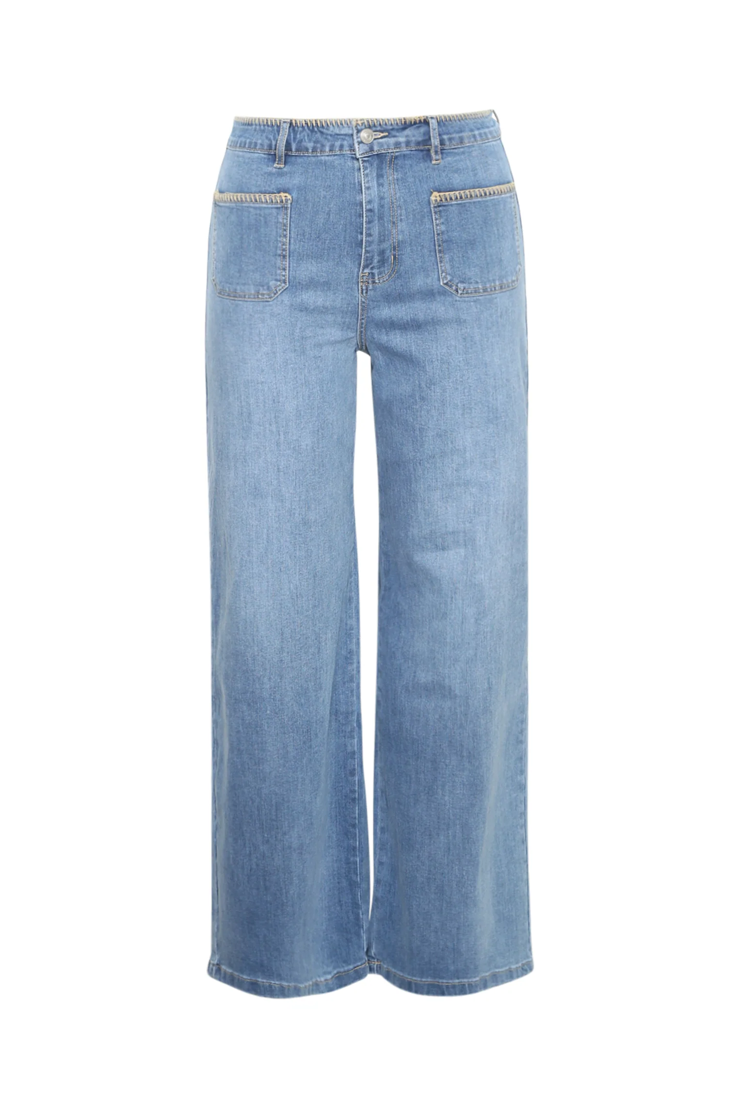 Jeans Elodie met zakken en borduursel detail - Image 10
