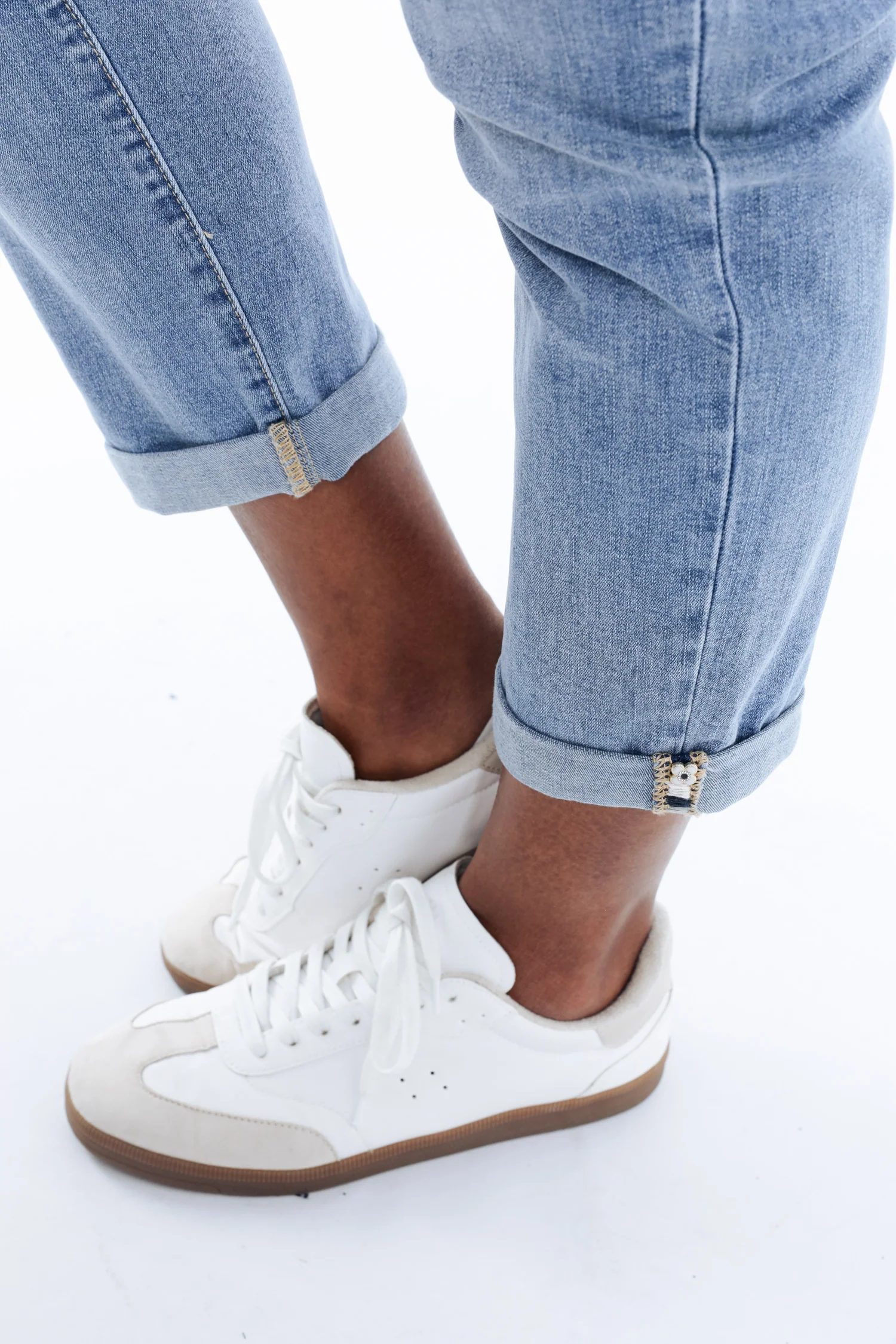 Jeans Louise slim 3/4 met fantasie-riem - Image 6