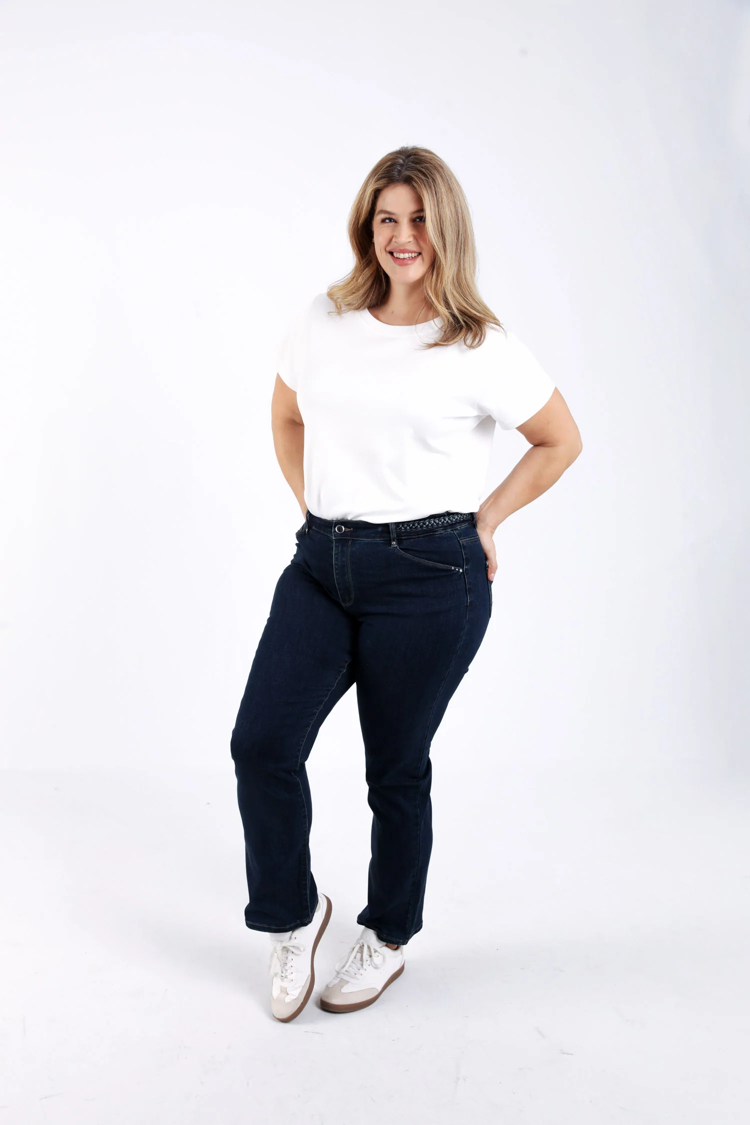 Jeans Mia recht L32 met vlechtdetail - Image 6