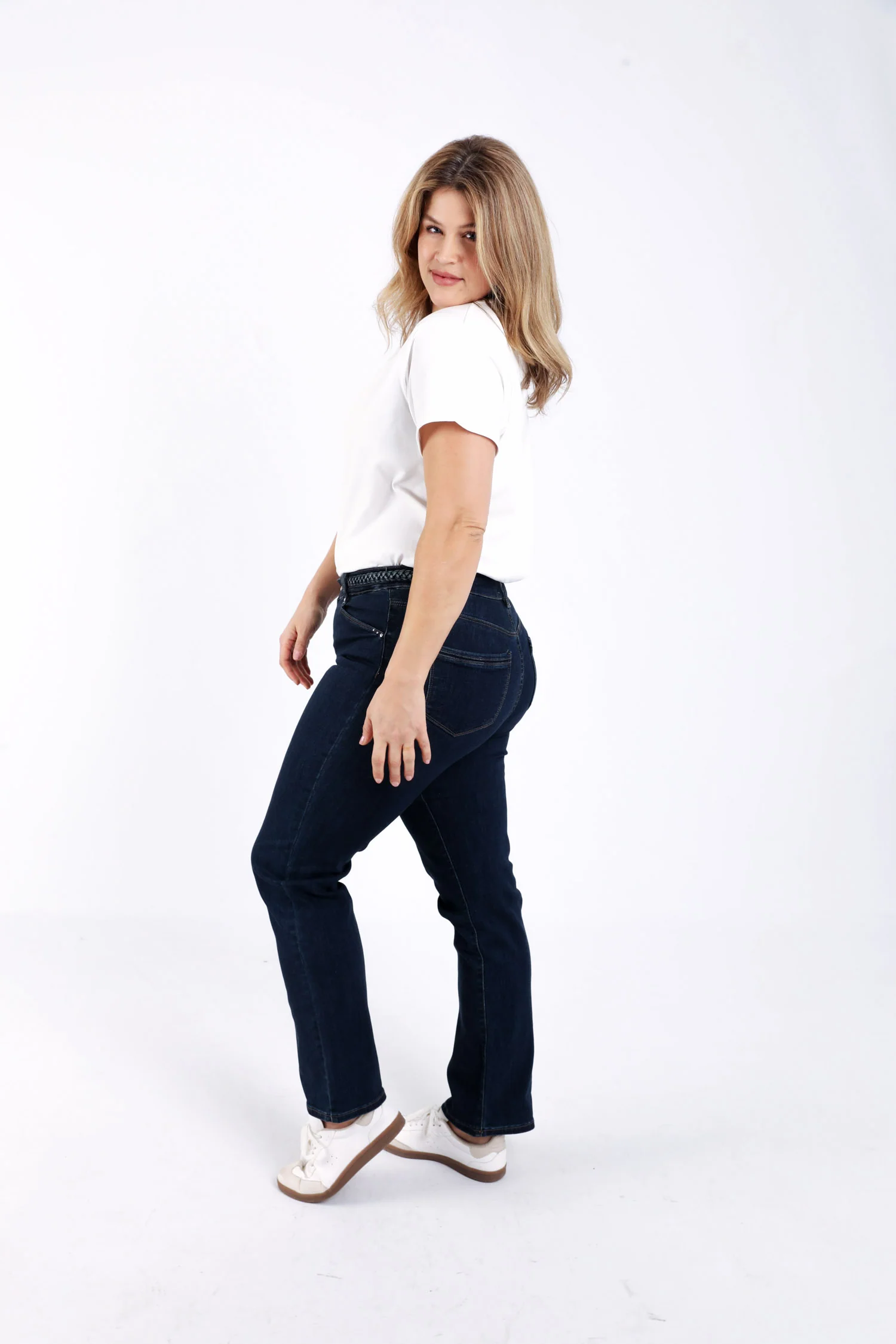 Jeans Mia recht L32 met vlechtdetail - Image 7