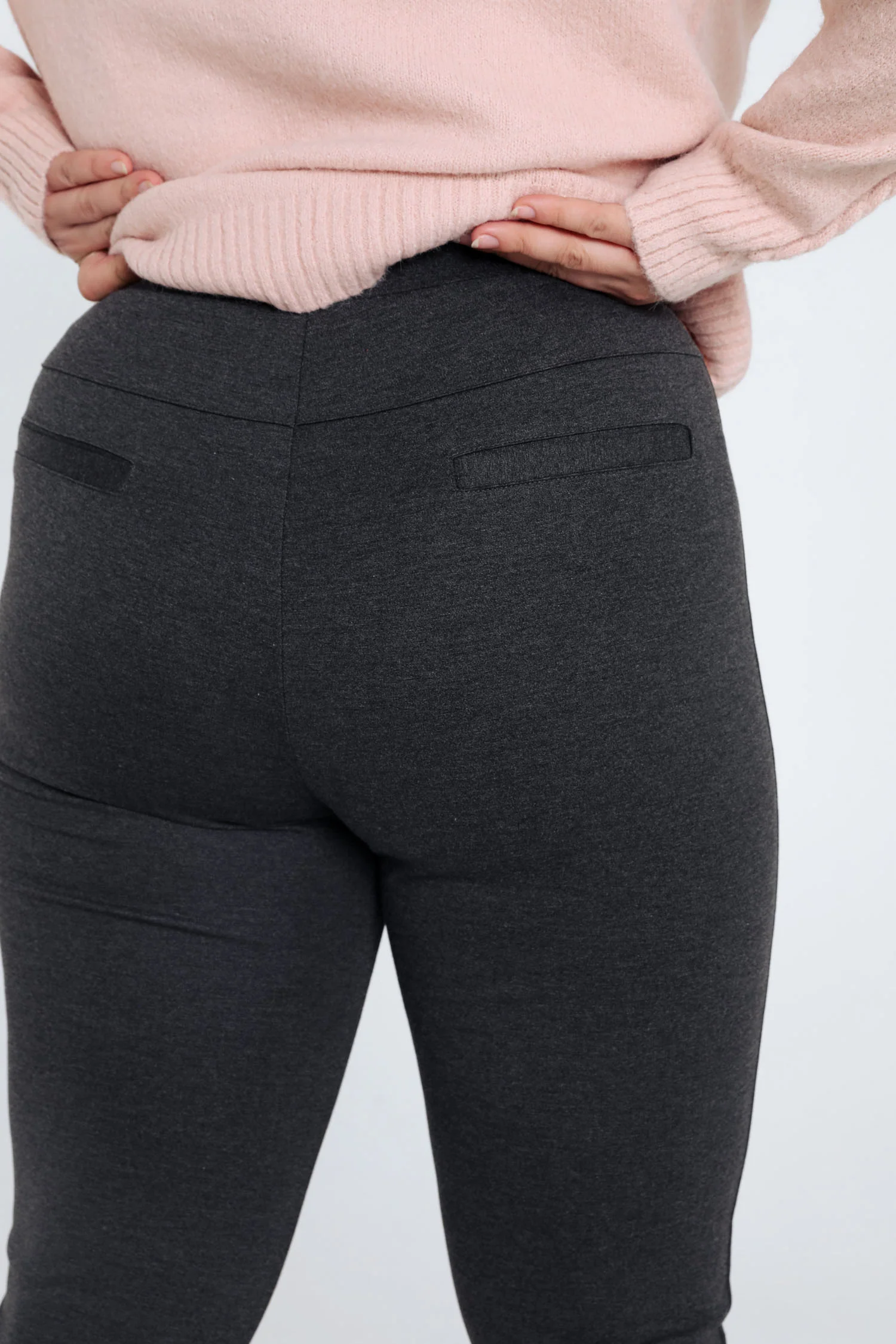 Effen slim 7/8-milanojegging in viscose - Image 17