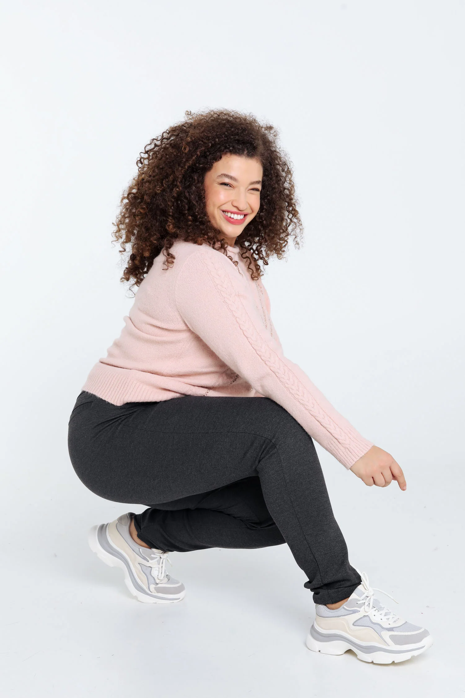 Effen slim 7/8-milanojegging in viscose - Image 18