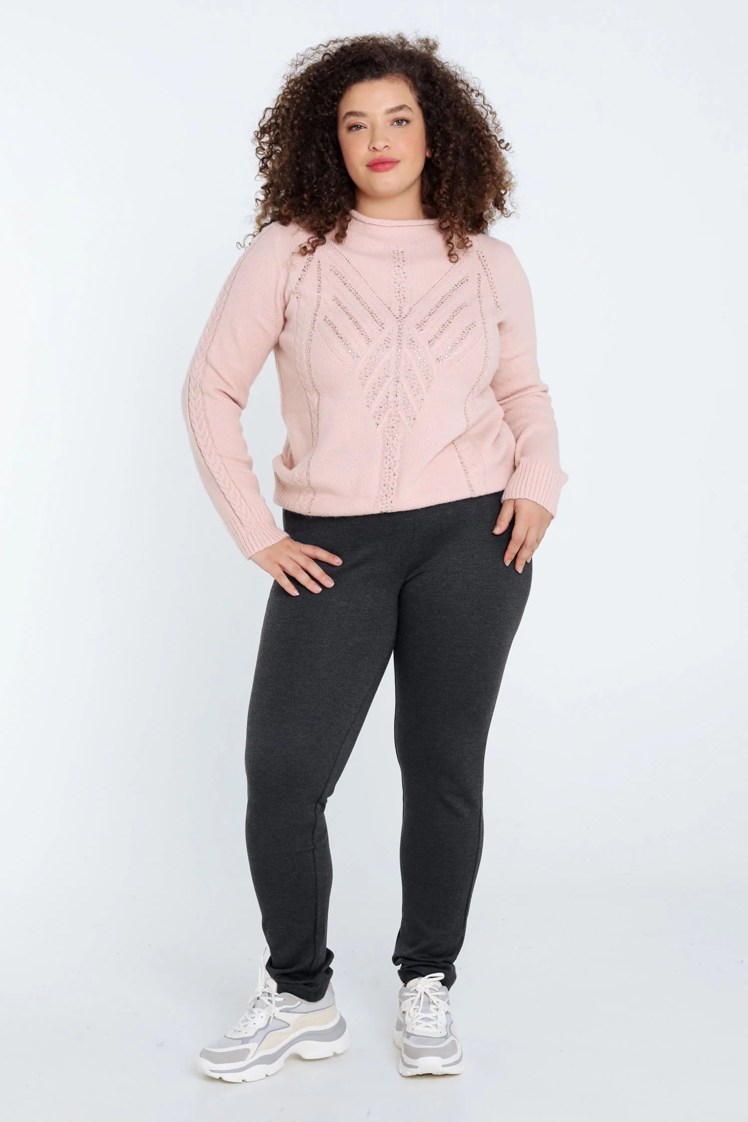 Effen slim 7/8-milanojegging in viscose - Image 19