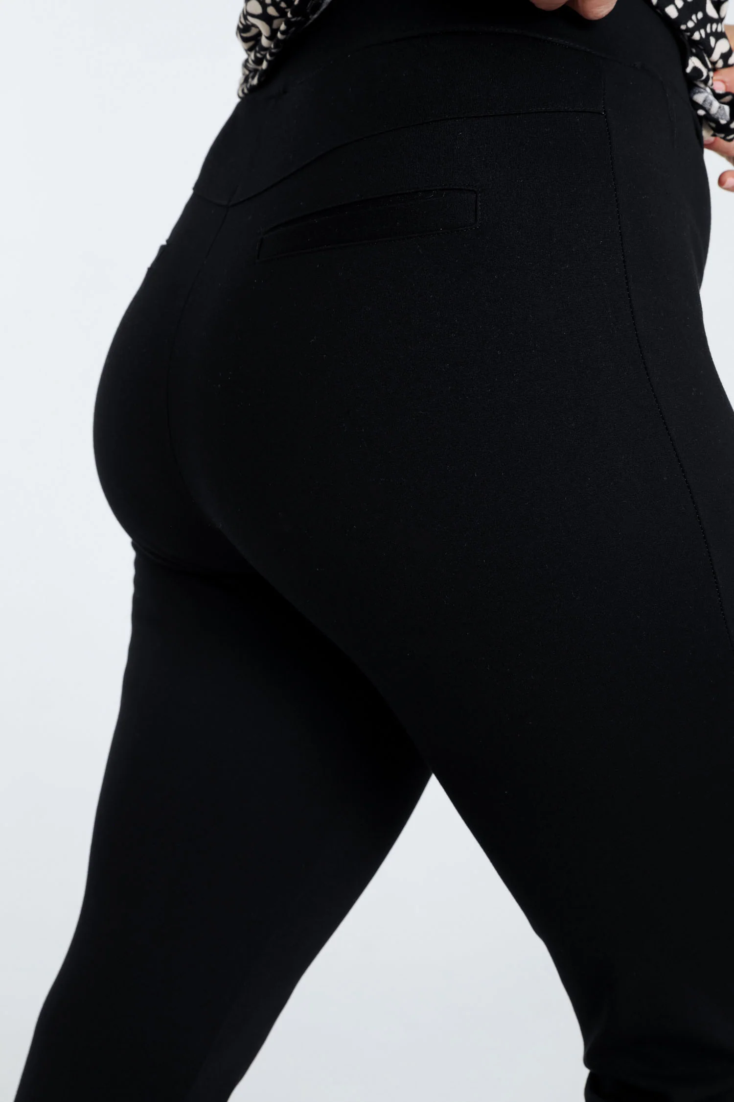 Effen slim 7/8-milanojegging in viscose - Image 27