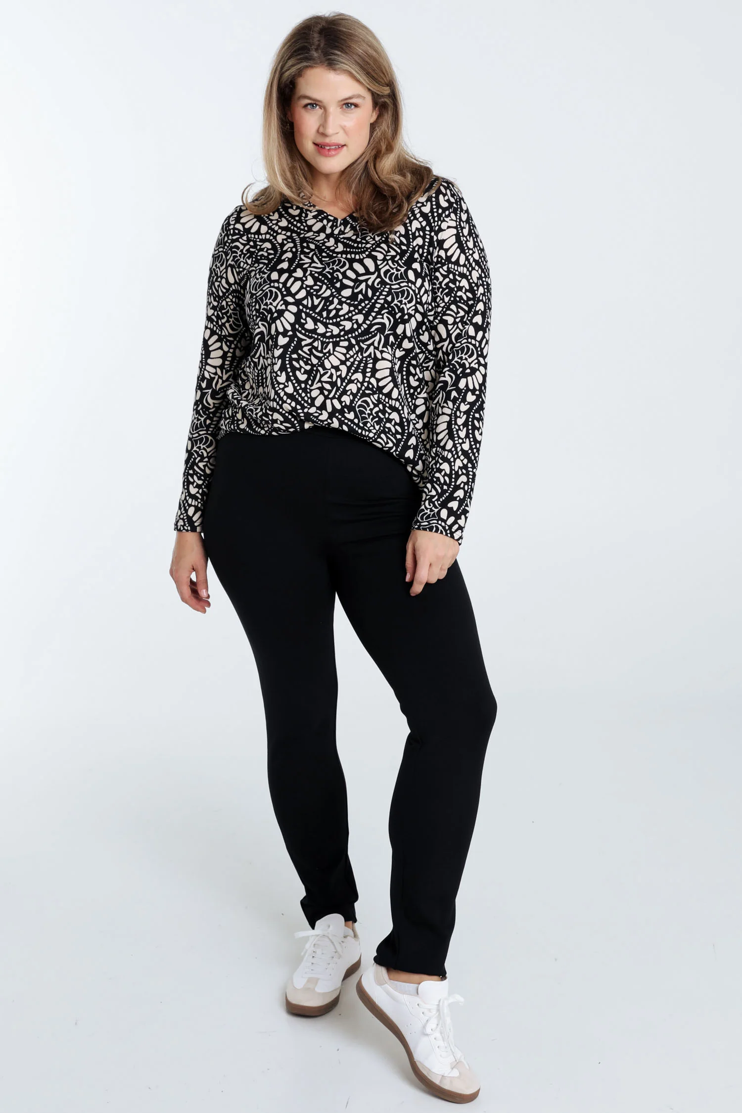 Effen slim 7/8-milanojegging in viscose - Image 28