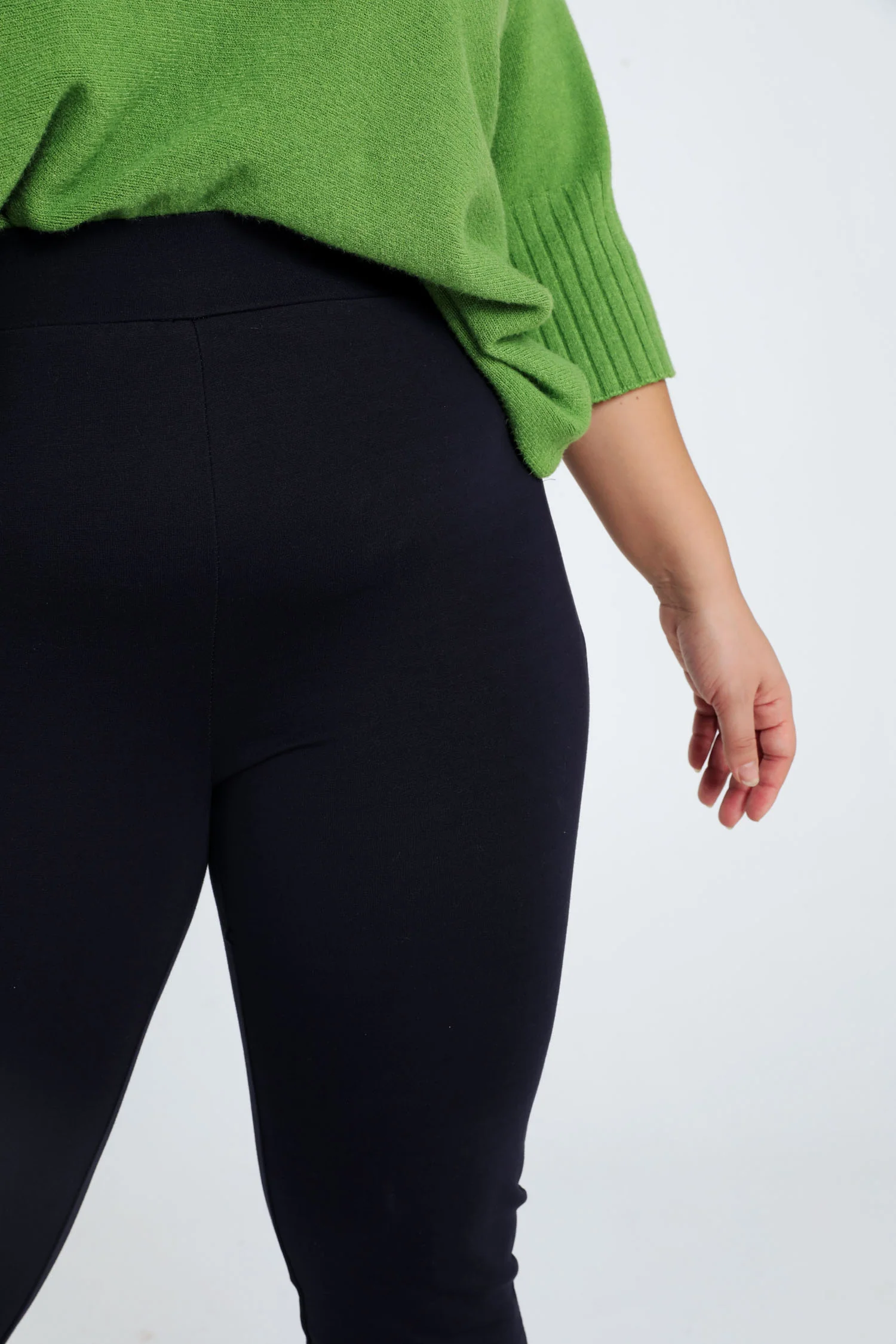 Effen slim 7/8-milanojegging in viscose - Image 4