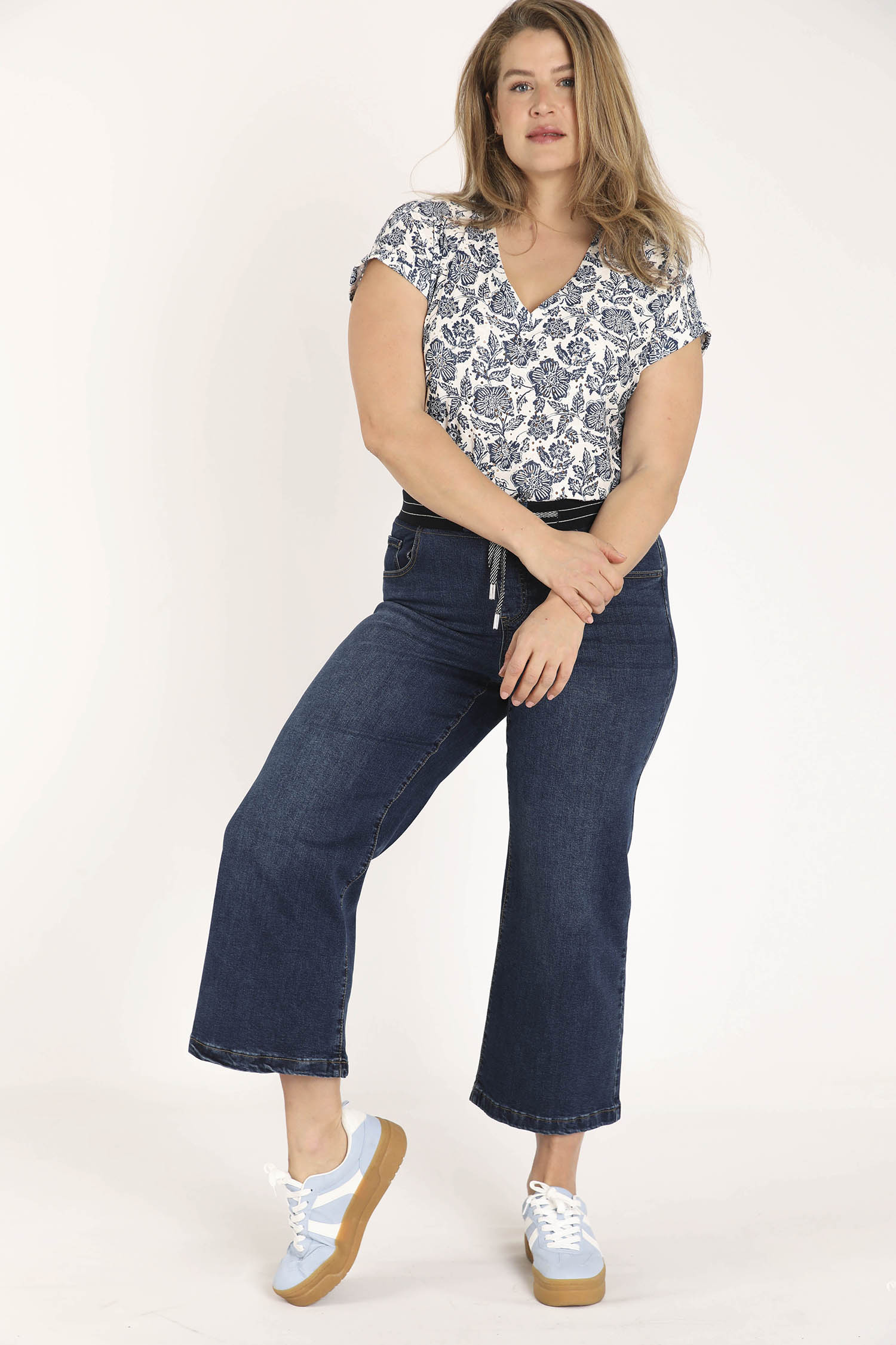Jegging wijd Lolly 7/8 in denim - Image 6