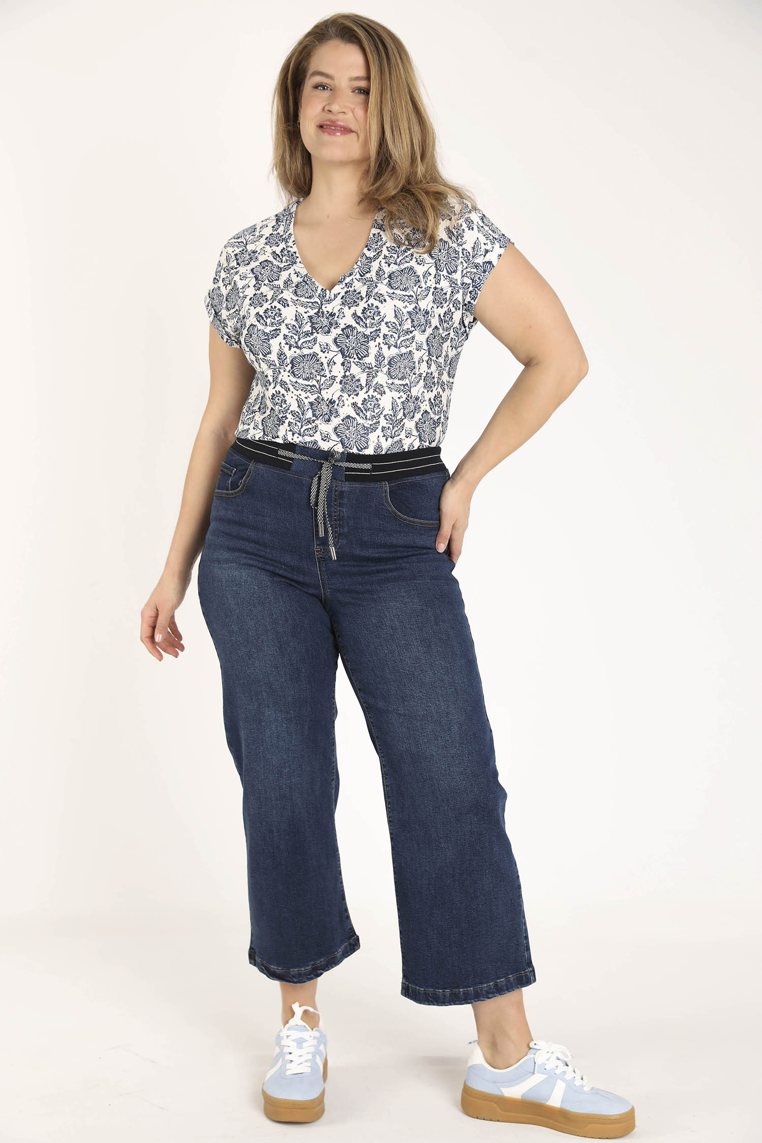 Jegging wijd Lolly 7/8 in denim - Image 8