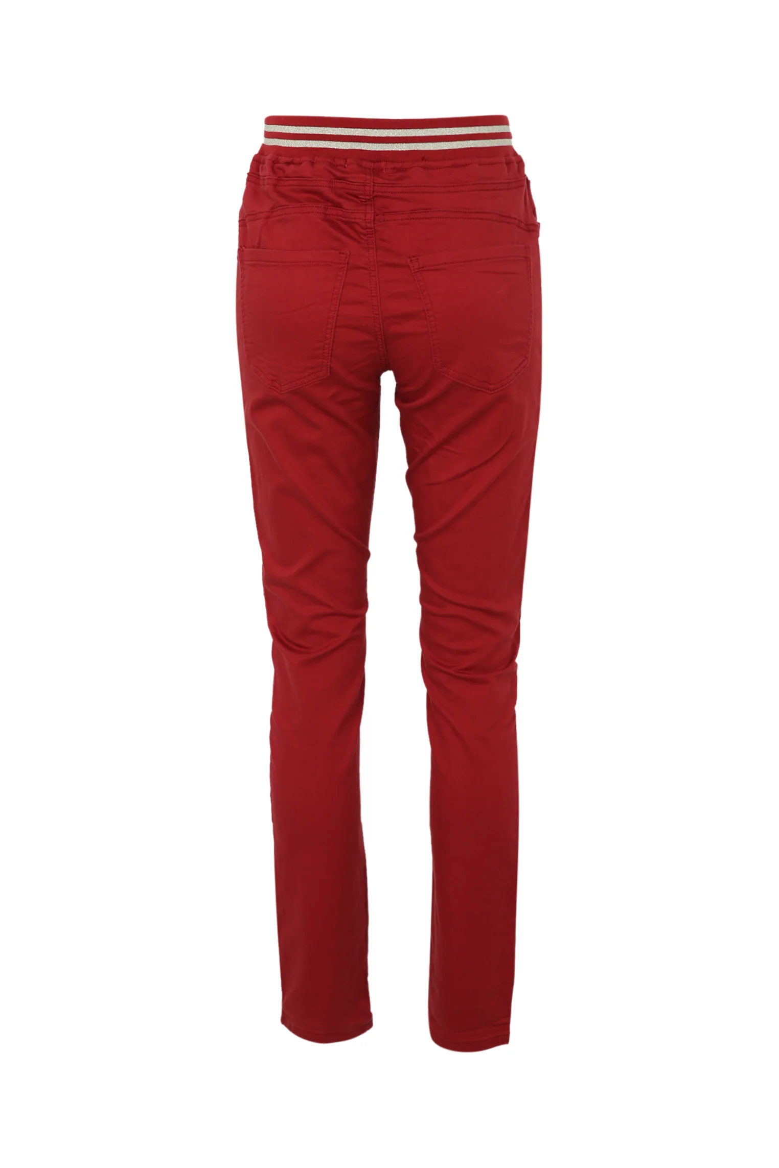 Effen slim jegging 'Lolly' met lurex en elastische sporttaille - Image 10
