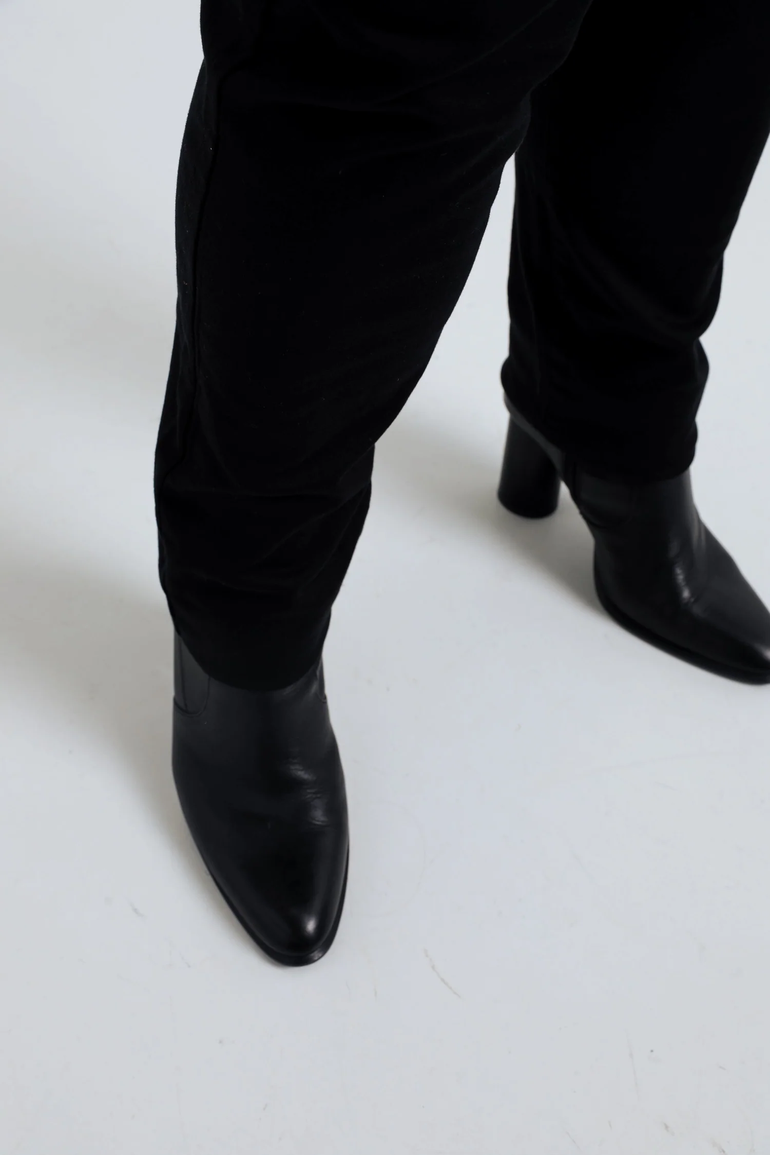 Effen slim jegging 'Lolly' met lurex en elastische sporttaille - Image 25
