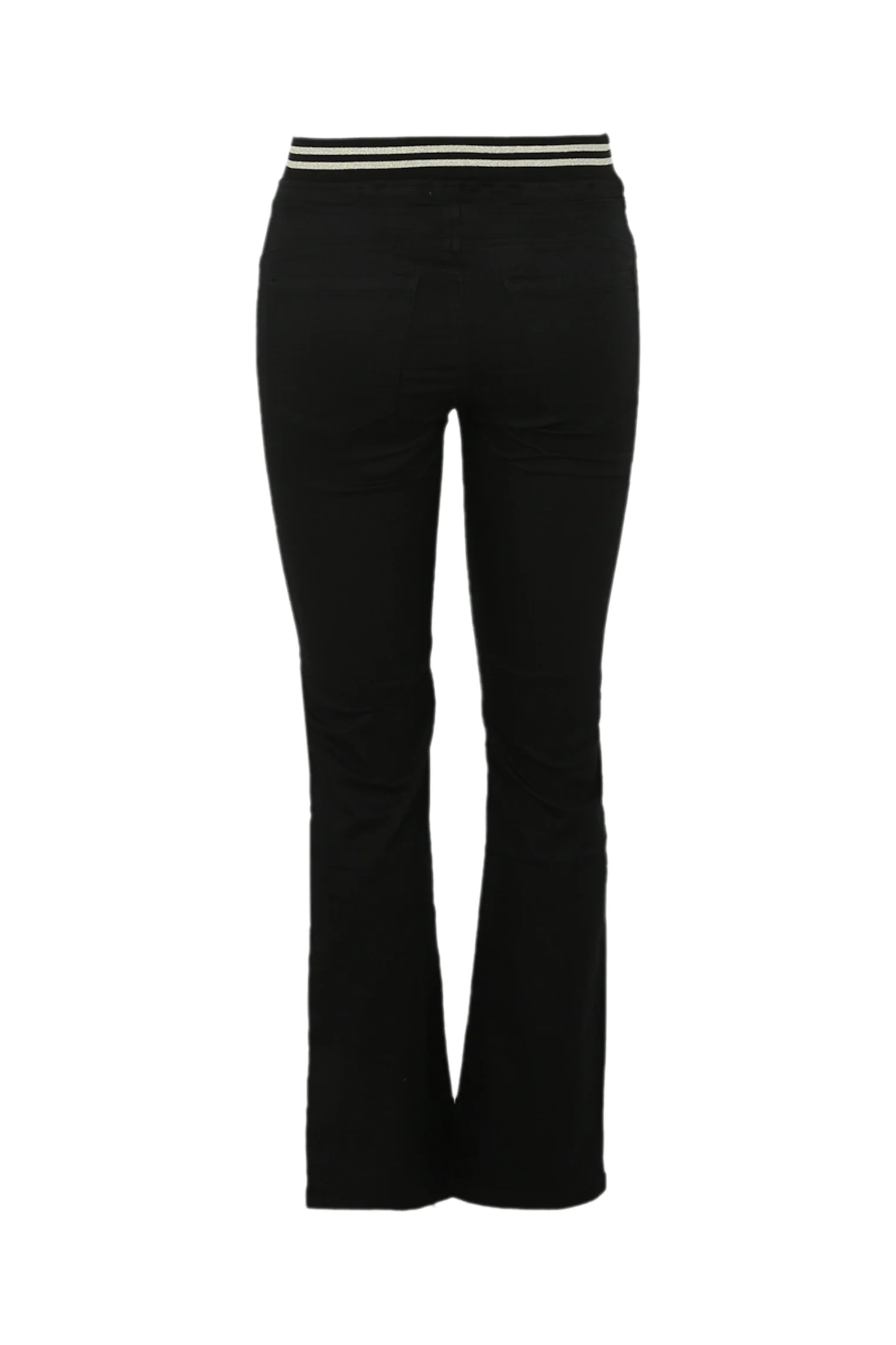 Rechte, effen jegging 'Mia' L32 met mesh sportriem - Image 11