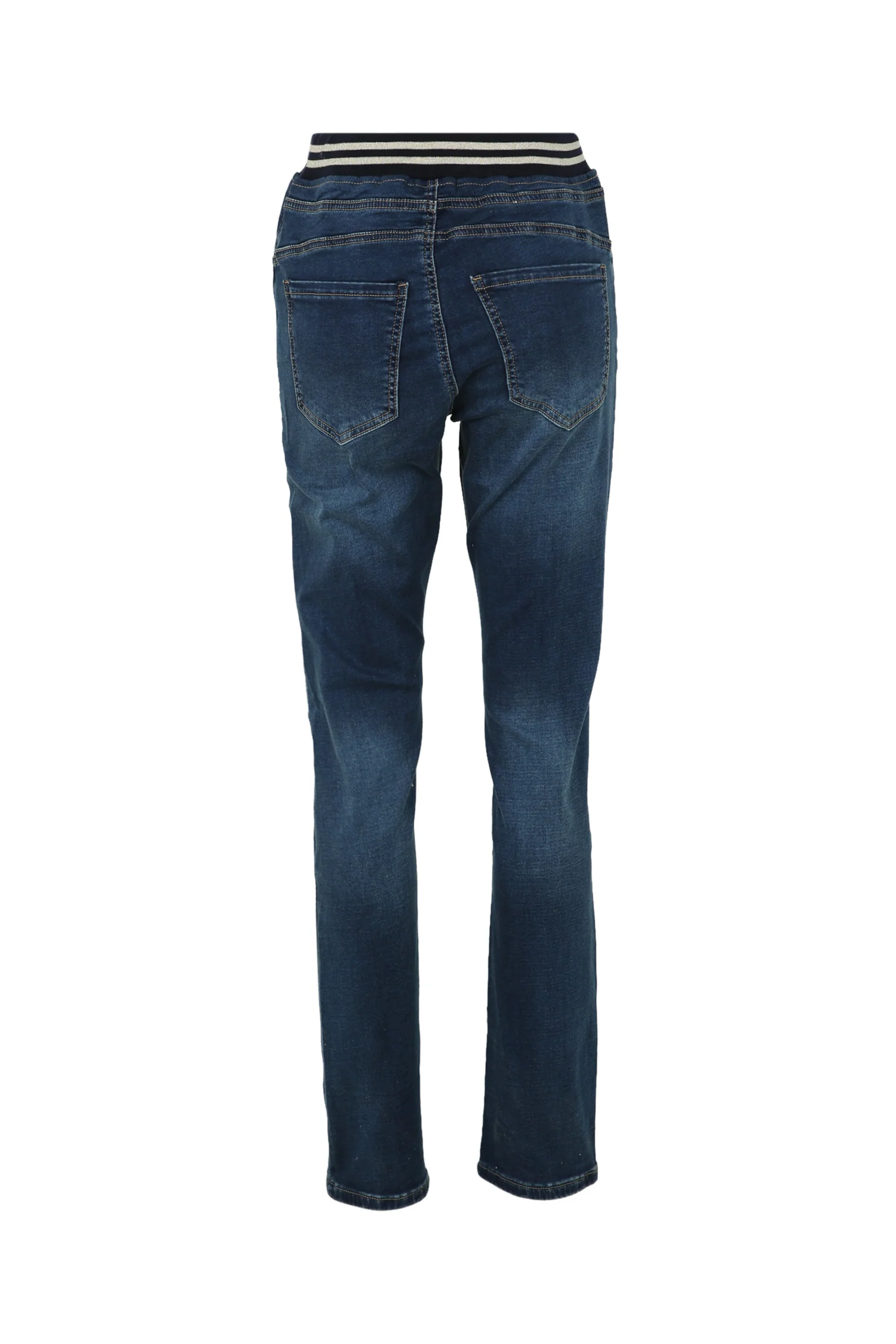 Effen slim jeansjegging 'Lolly' L32 met mesh riem - Image 10