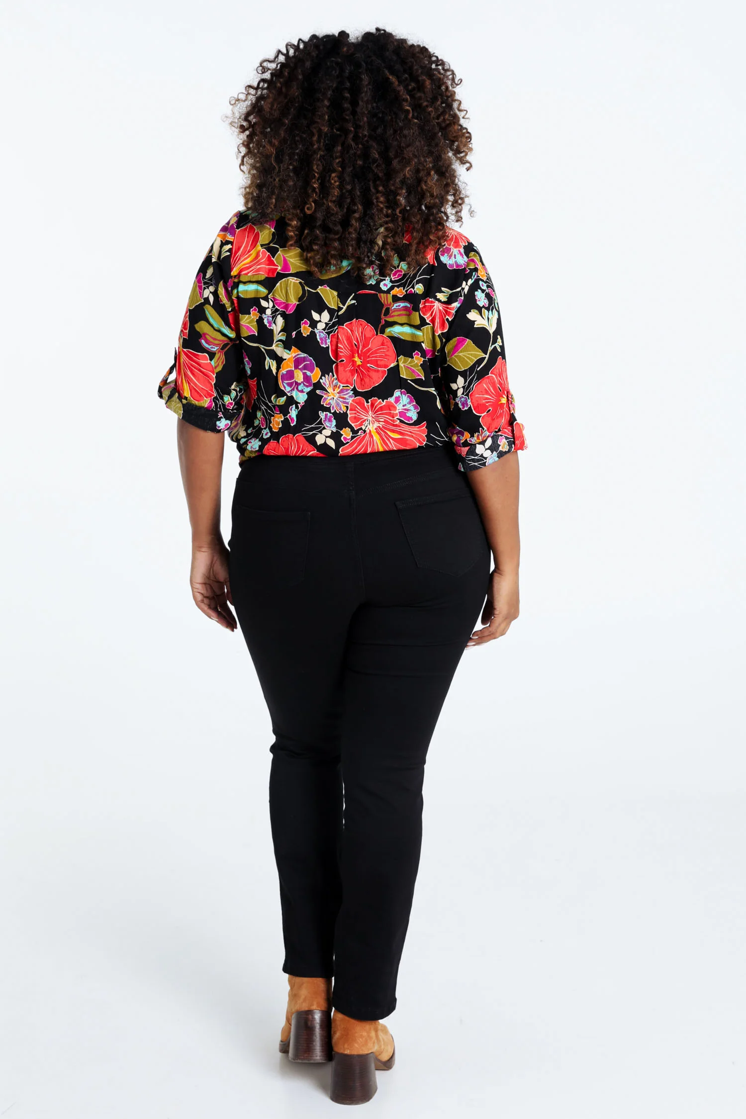 Slim, effen jegging 'Lolly' L32 - Image 13