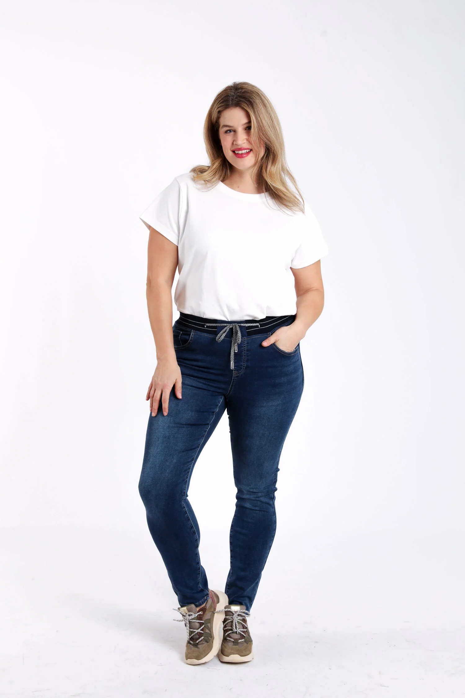 Slim fit jegging Lolly L32 in denim - Image 6
