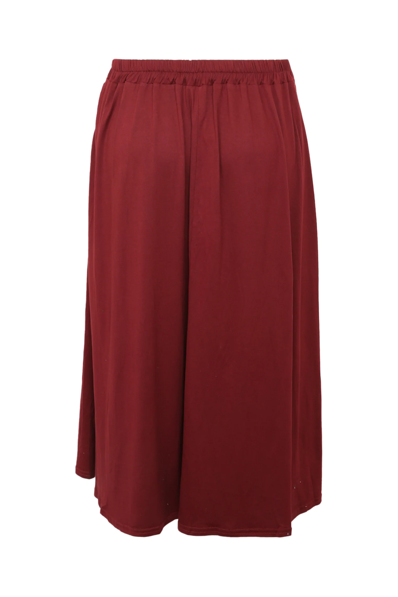 Halflange, effen rok met split - Image 9