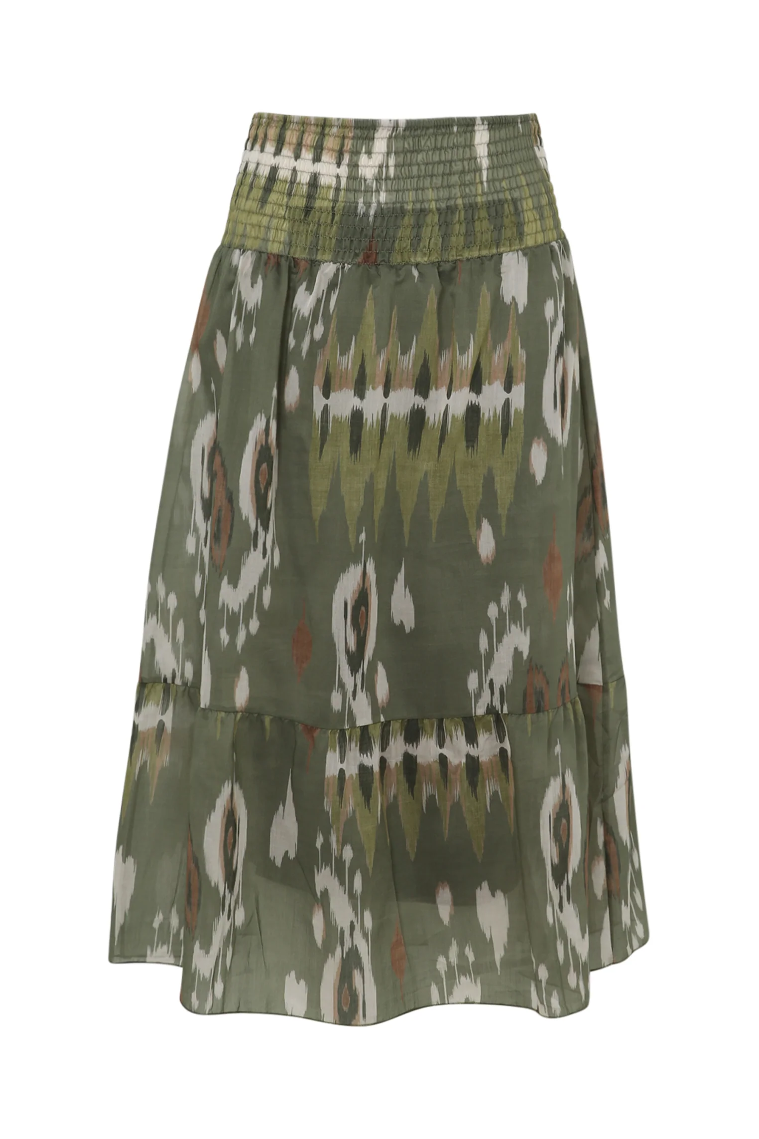 Mid-length jurk van viscose met etnische print - Image 10