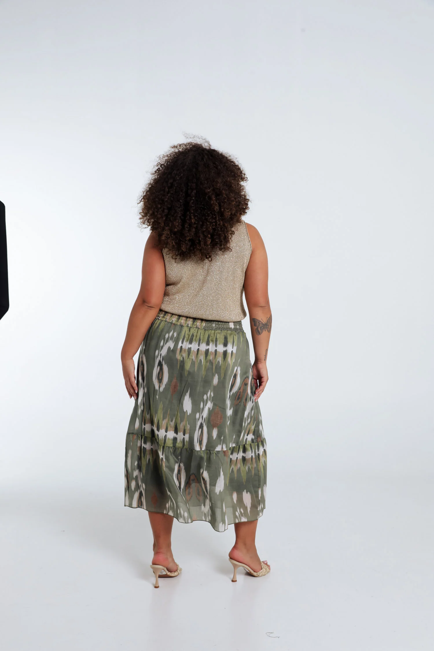 Mid-length jurk van viscose met etnische print - Image 2