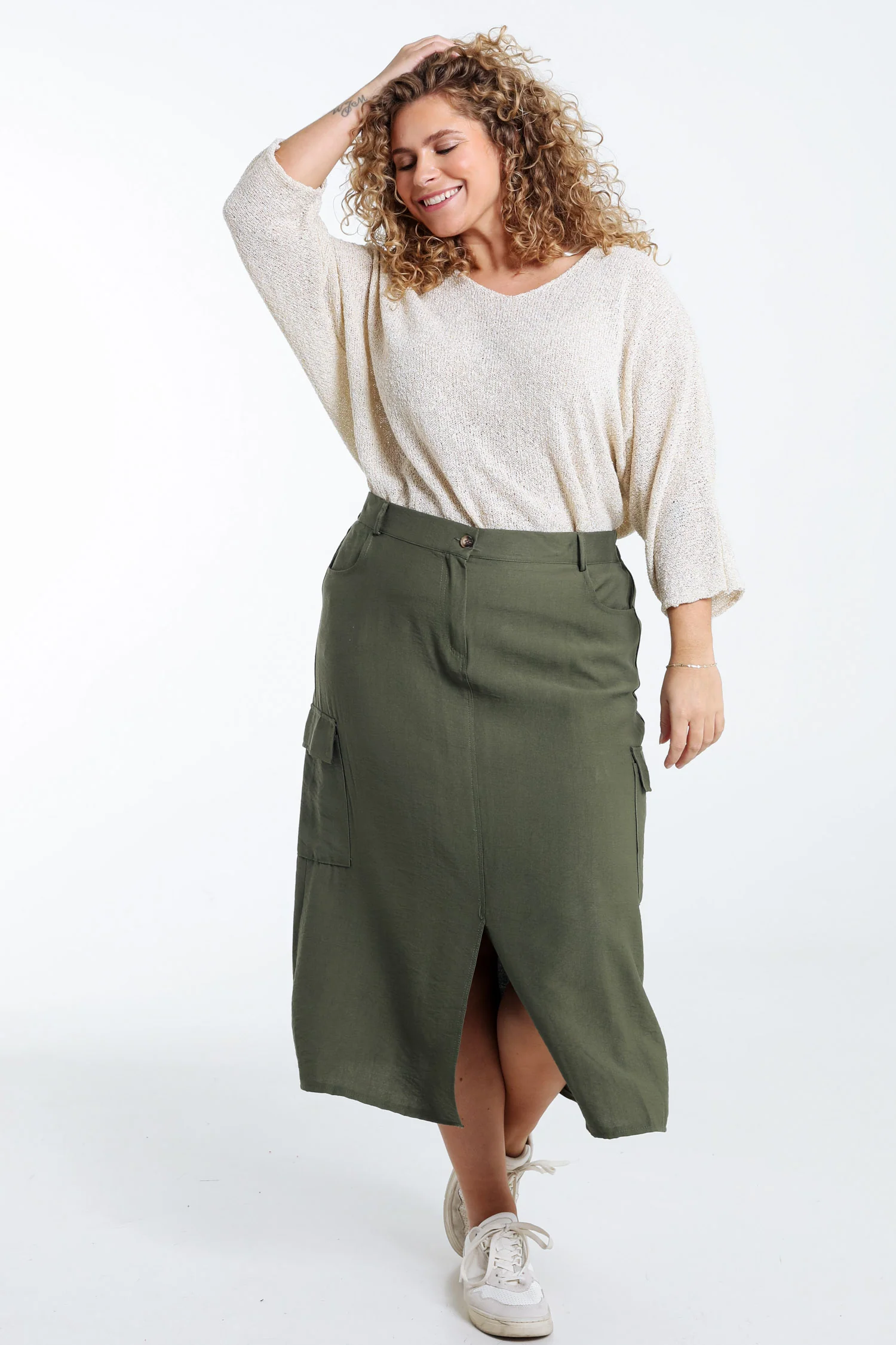 Effen rok met zakken - Image 9