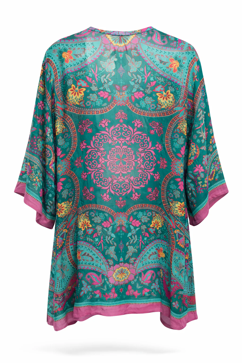 Exclusief SHEEGO - Kimono van viscose met paisleyprint - Image 10