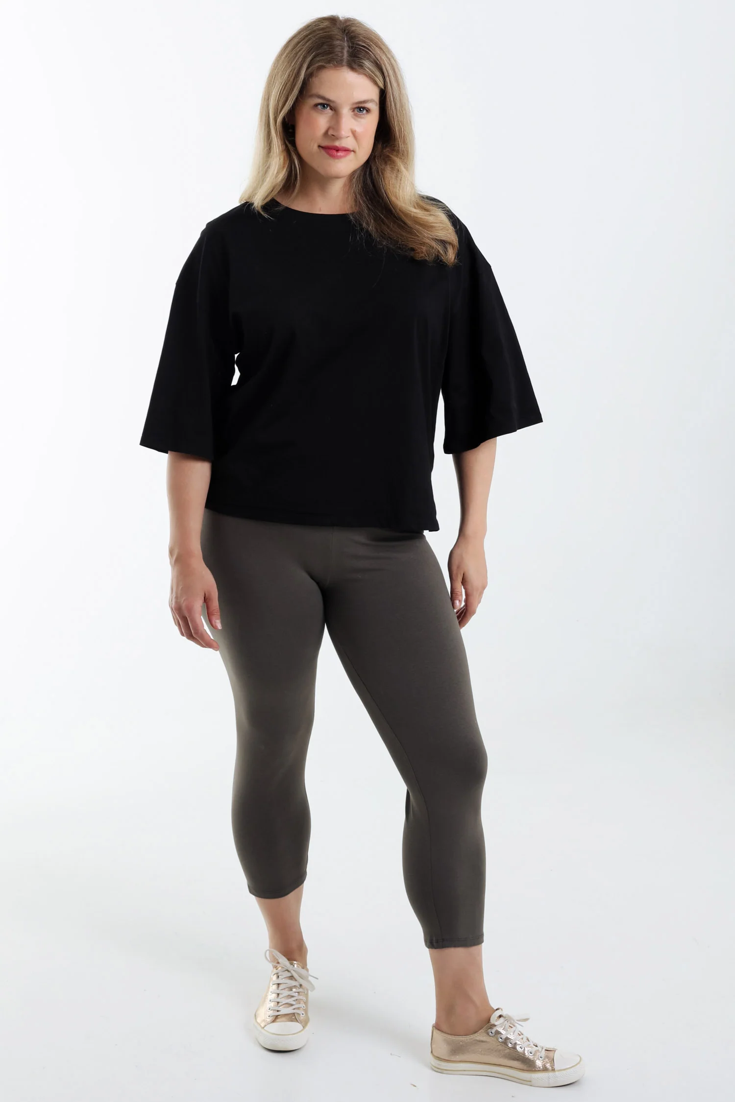 3/4 legging van biologisch katoen - Image 40