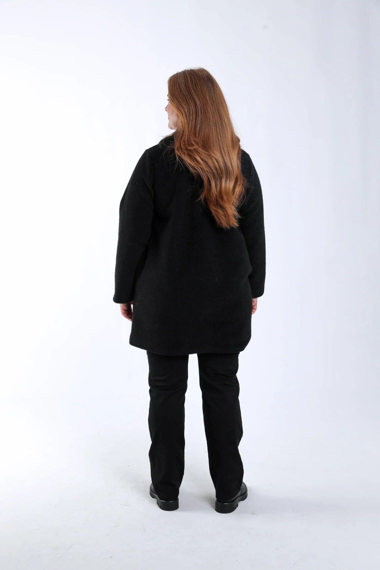 Effen halflange jas - Image 2