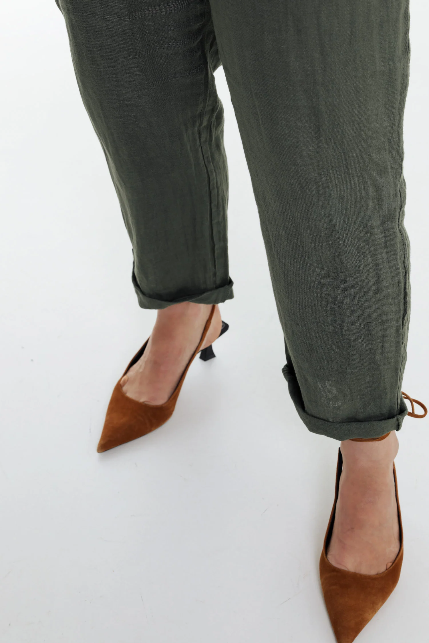 Effen linnen 7/8 broek - Image 17