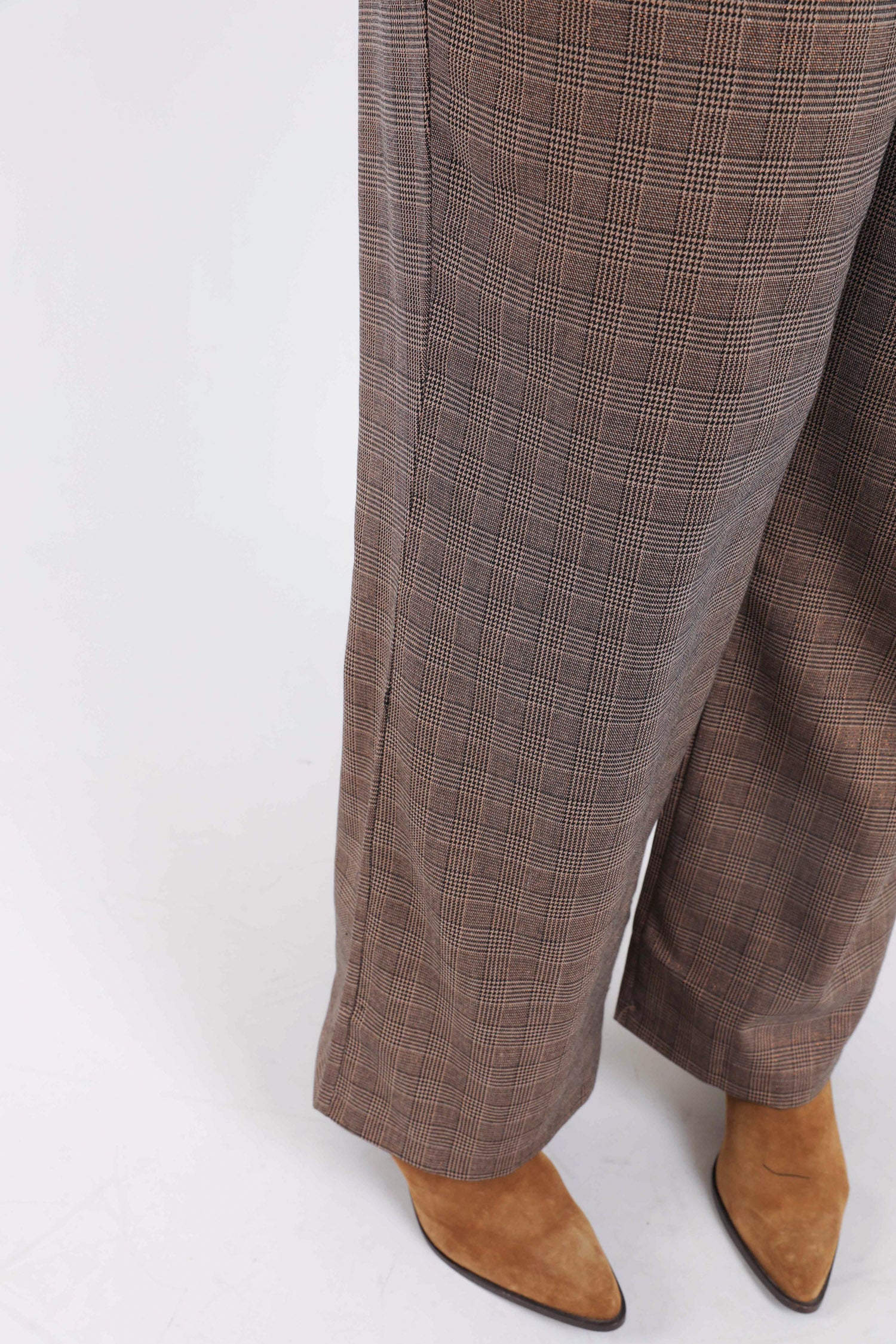 Geruite broek met lurex - Image 4