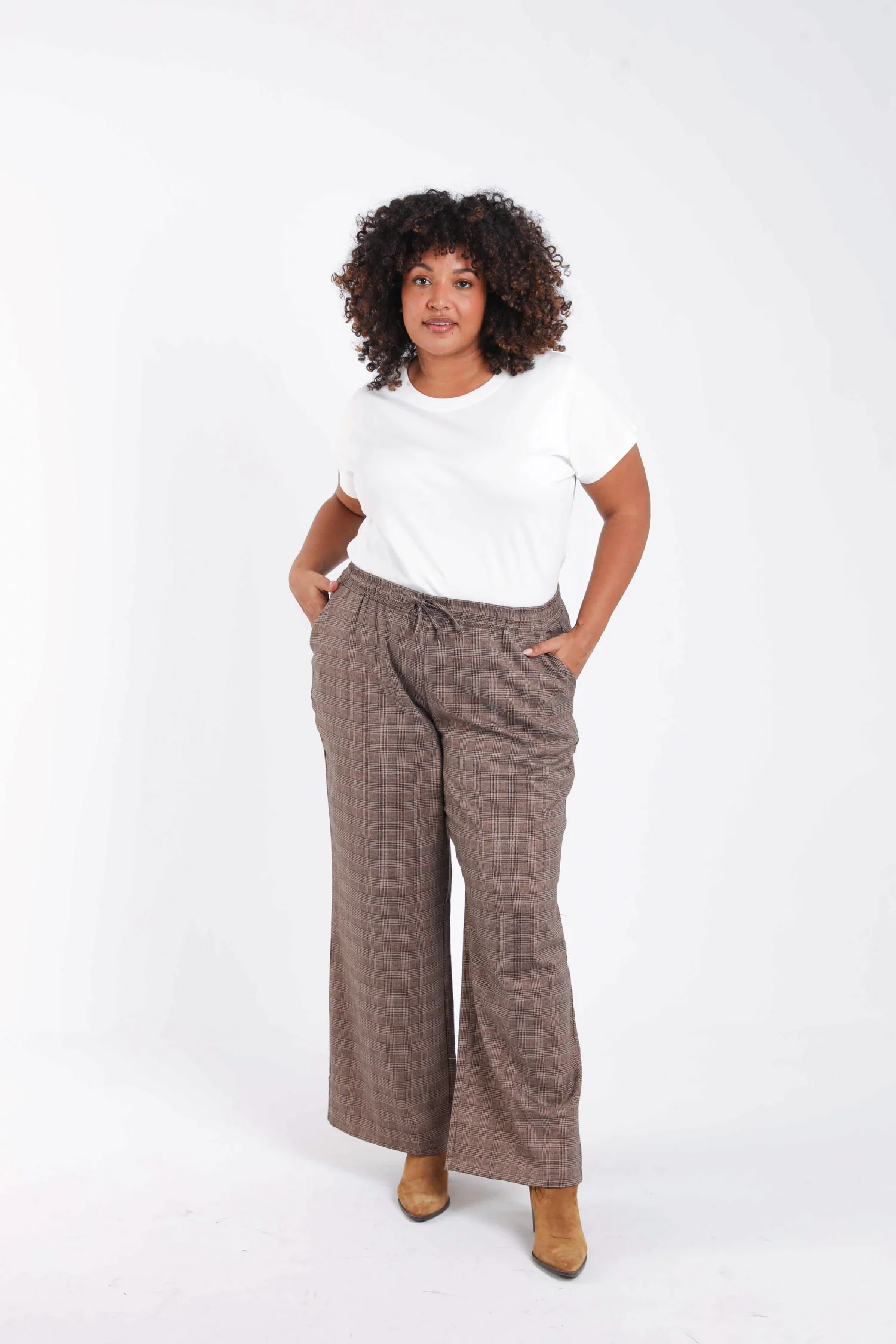 Geruite broek met lurex - Image 7